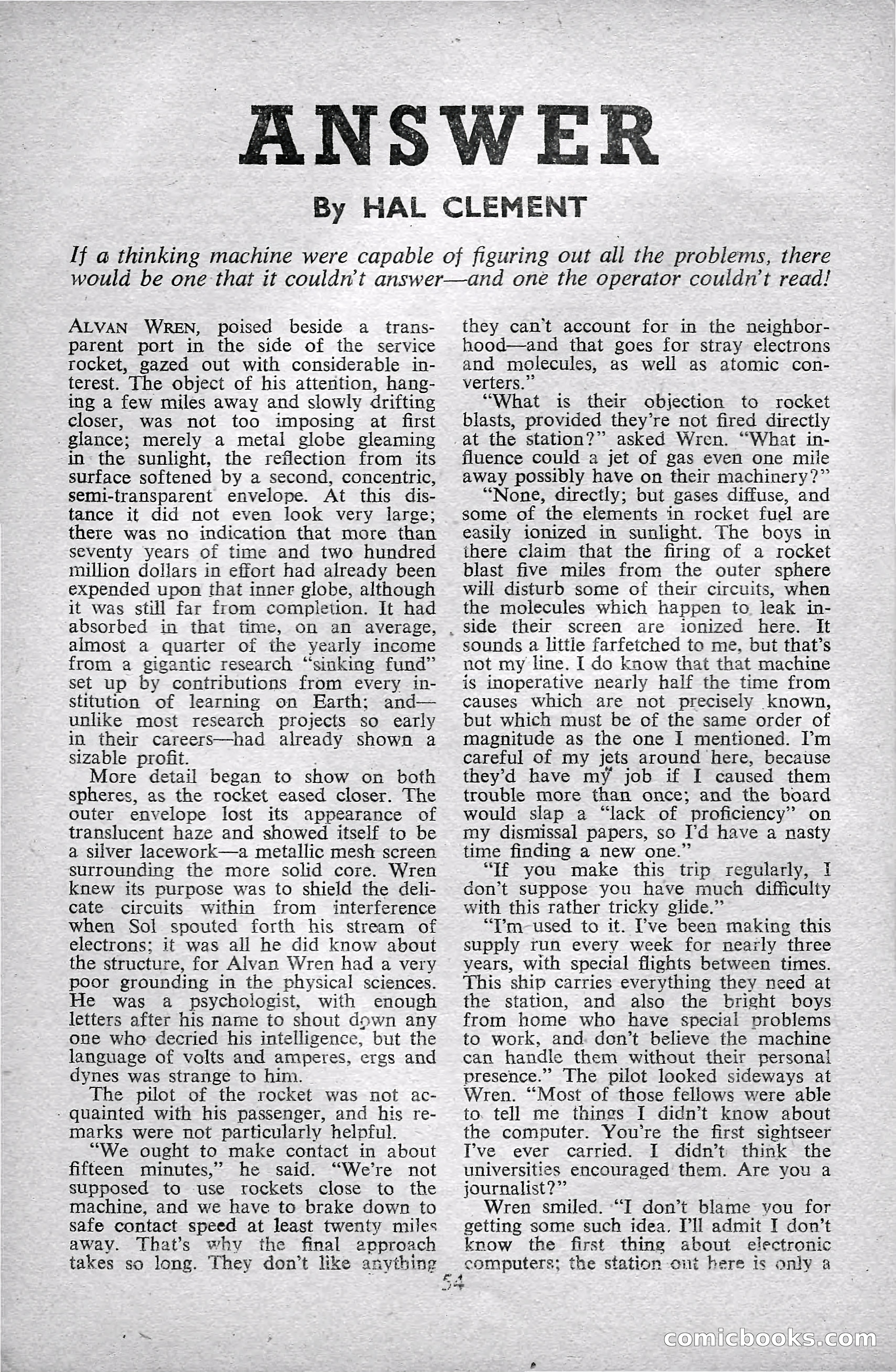 Astounding Science Fiction, October 1947 — page 56 of 68