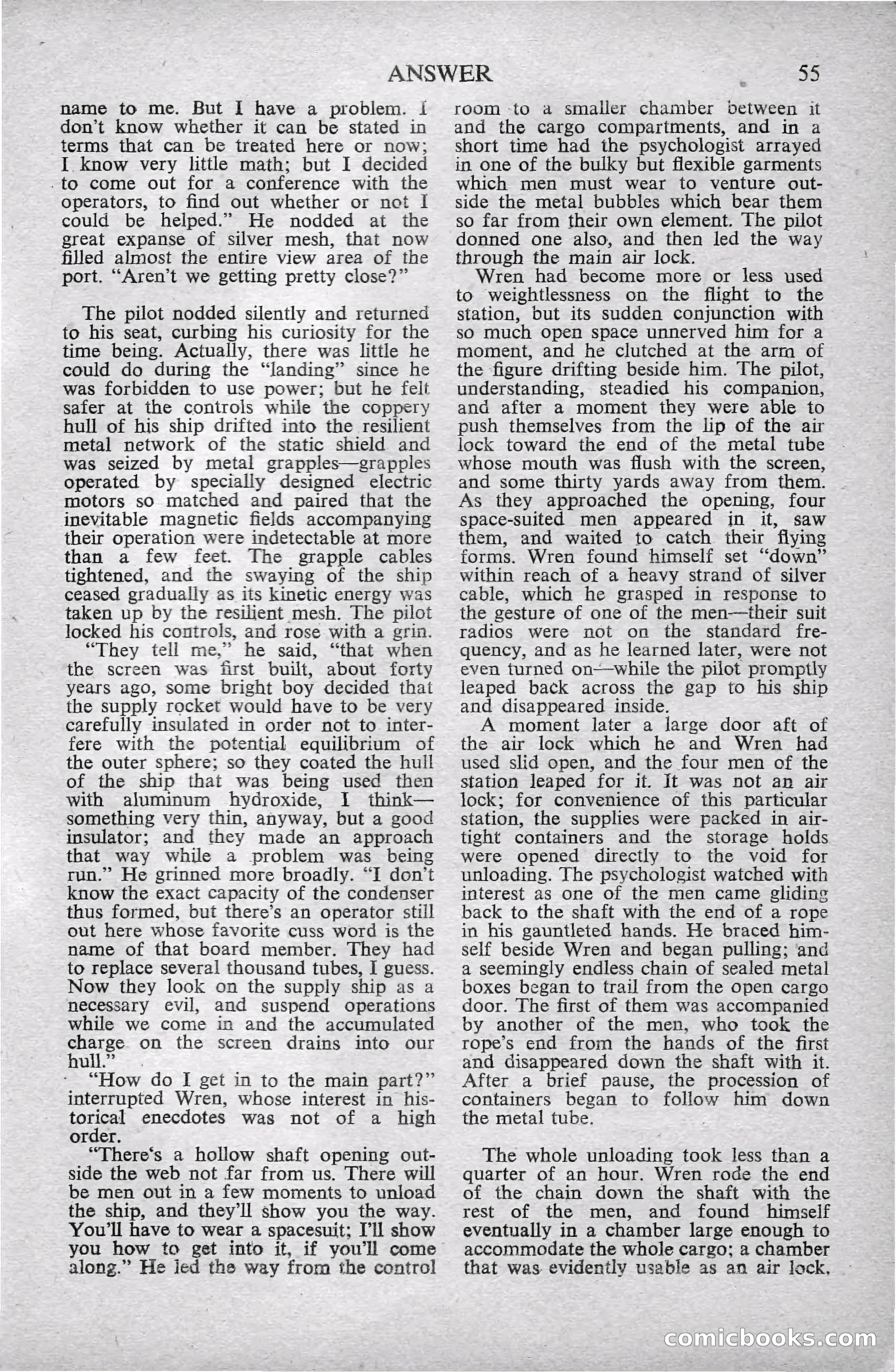 Astounding Science Fiction, October 1947 — page 57 of 68