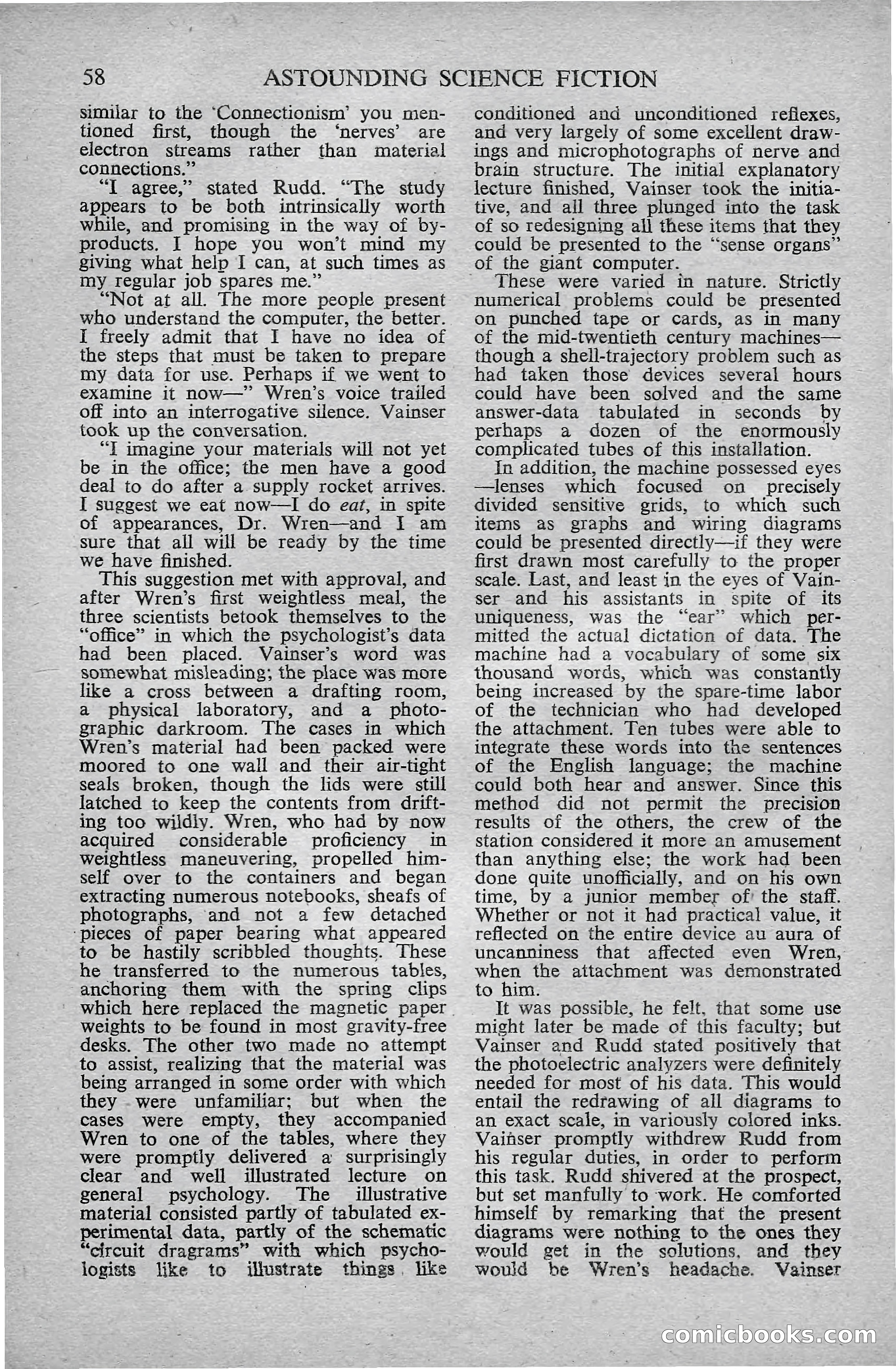 Astounding Science Fiction, October 1947 — page 60 of 68