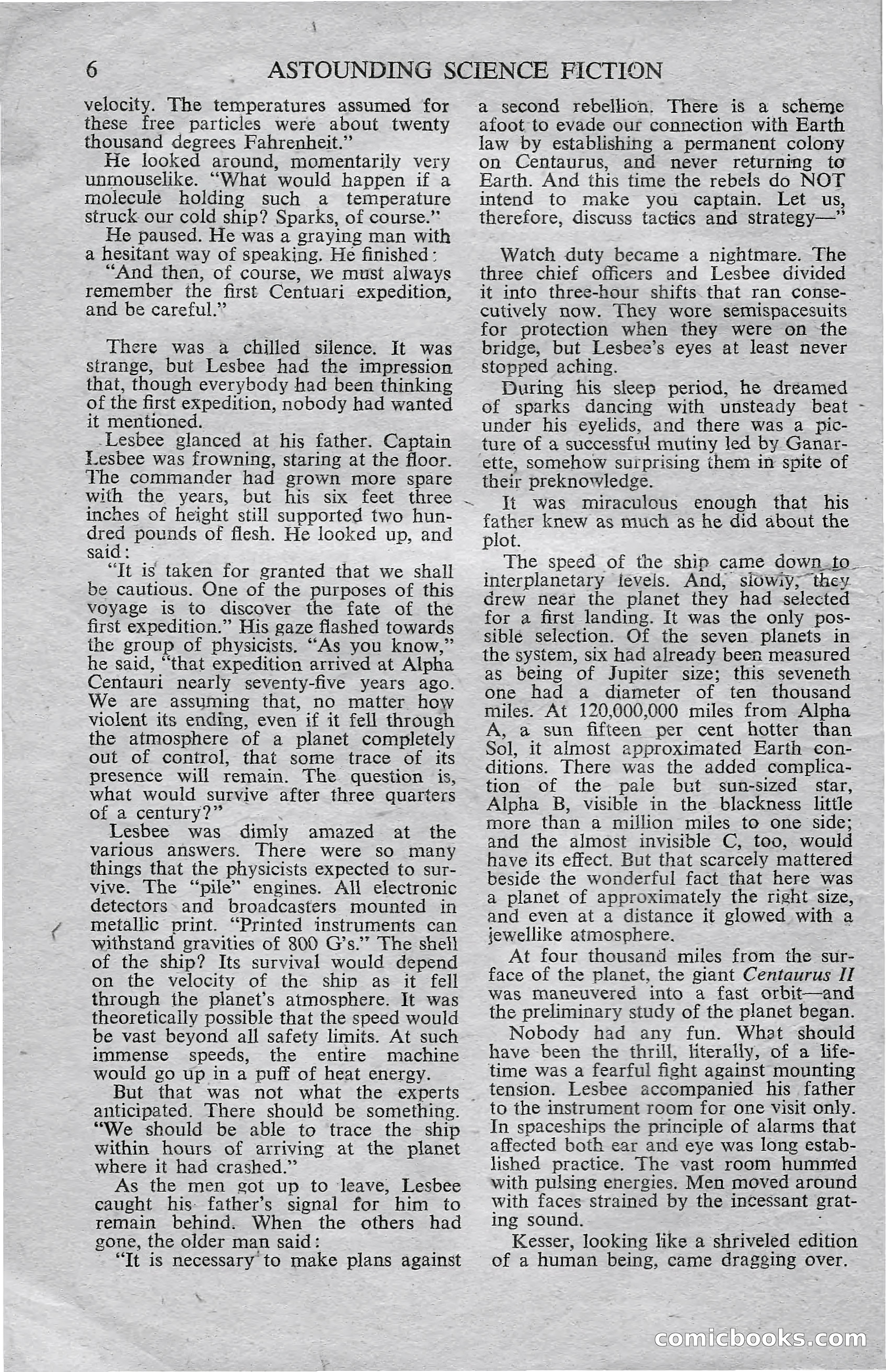 Astounding Science Fiction (British Edition) — page 8 of 68