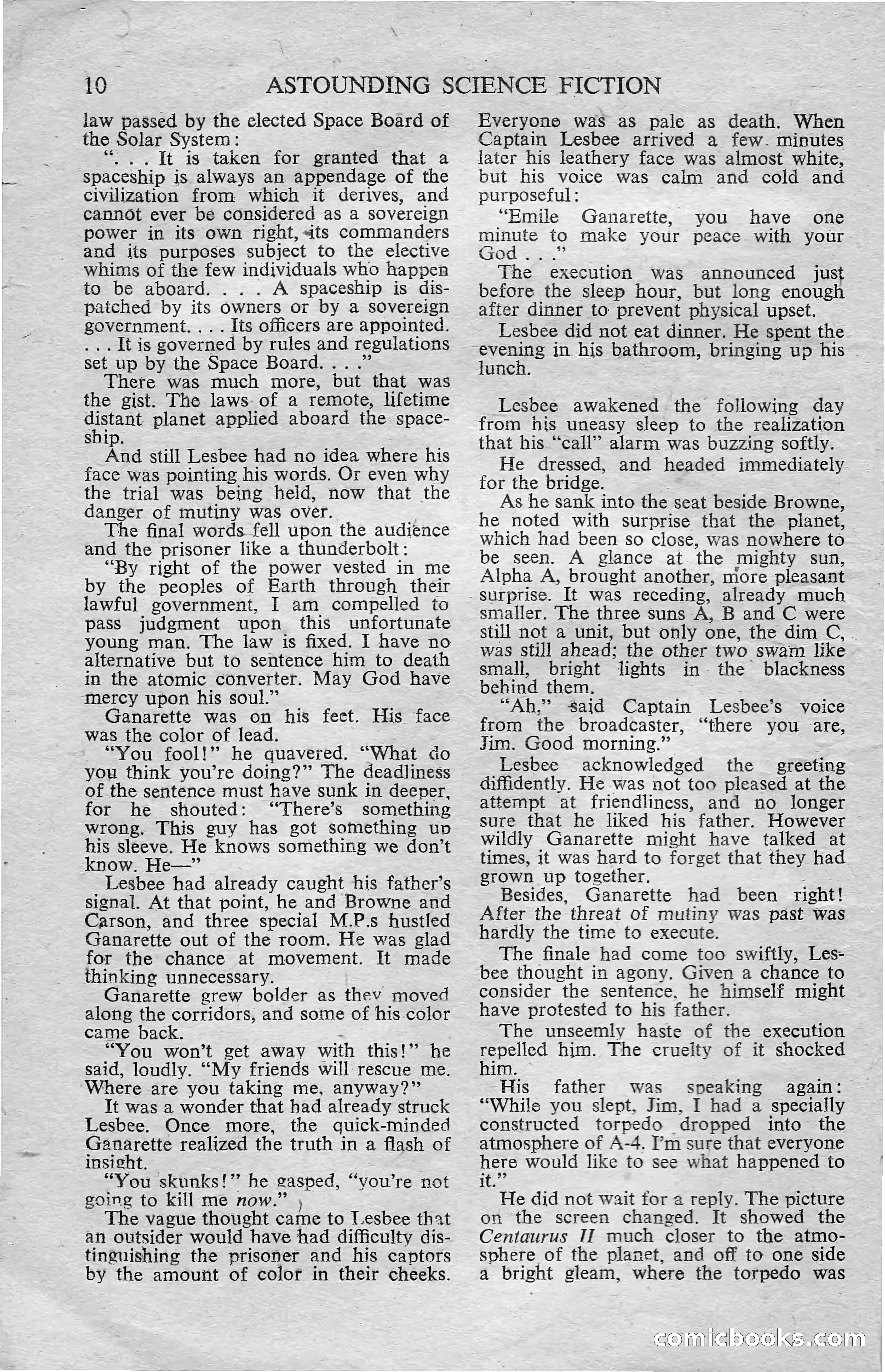 Astounding Science Fiction (British Edition) — page 12 of 68