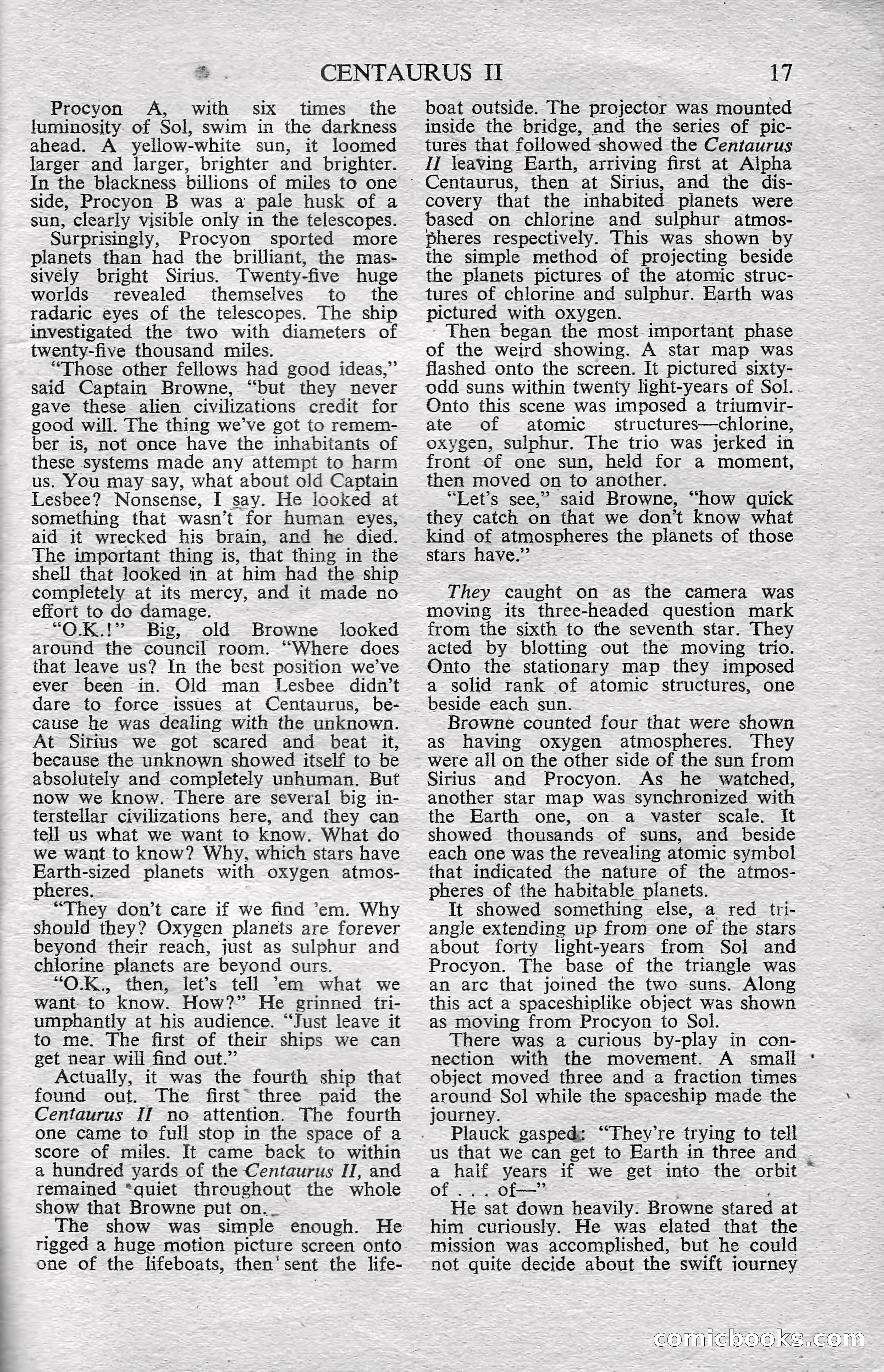 Astounding Science Fiction (British Edition) — page 19 of 68