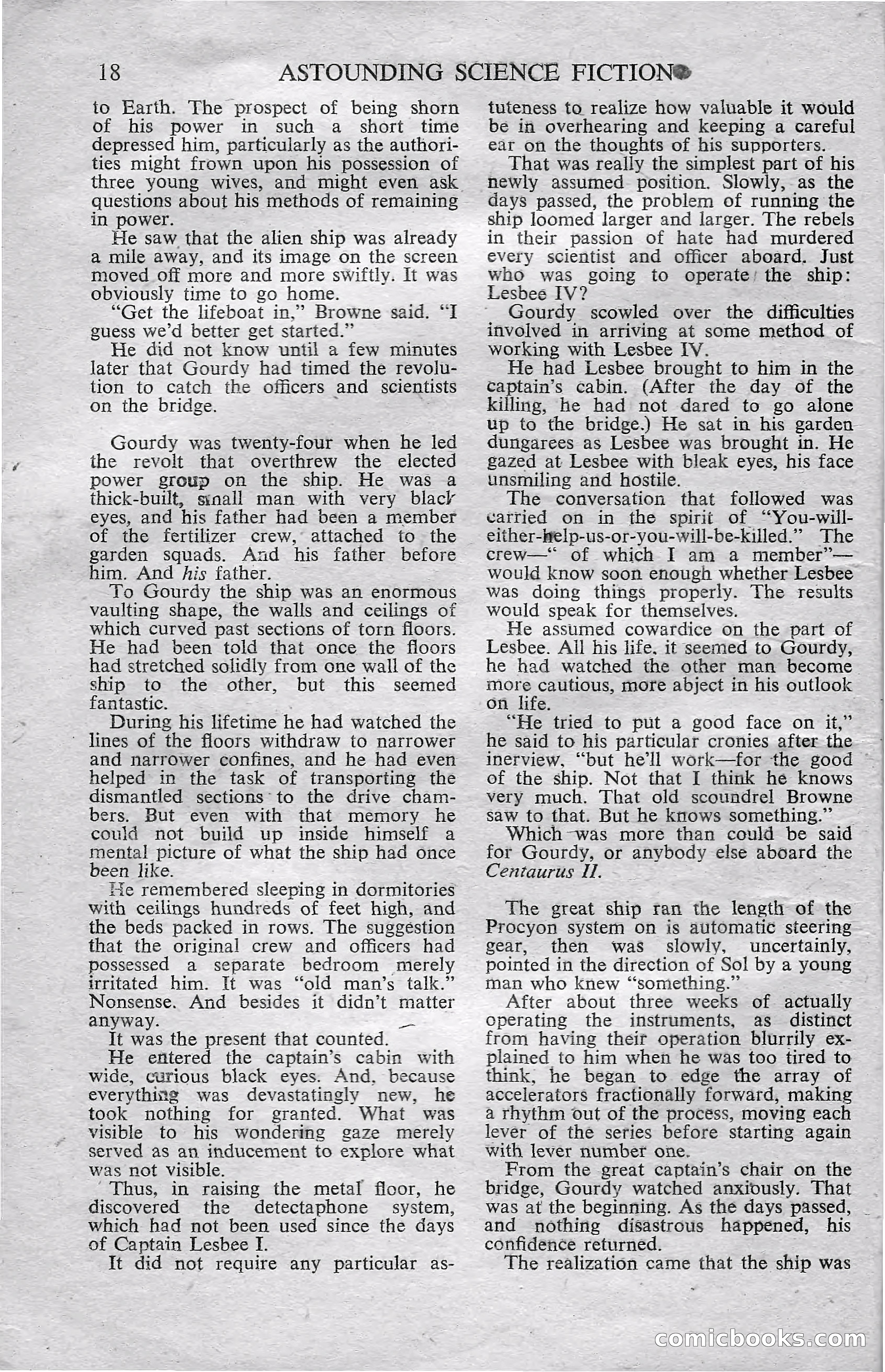 Astounding Science Fiction (British Edition) — page 20 of 68