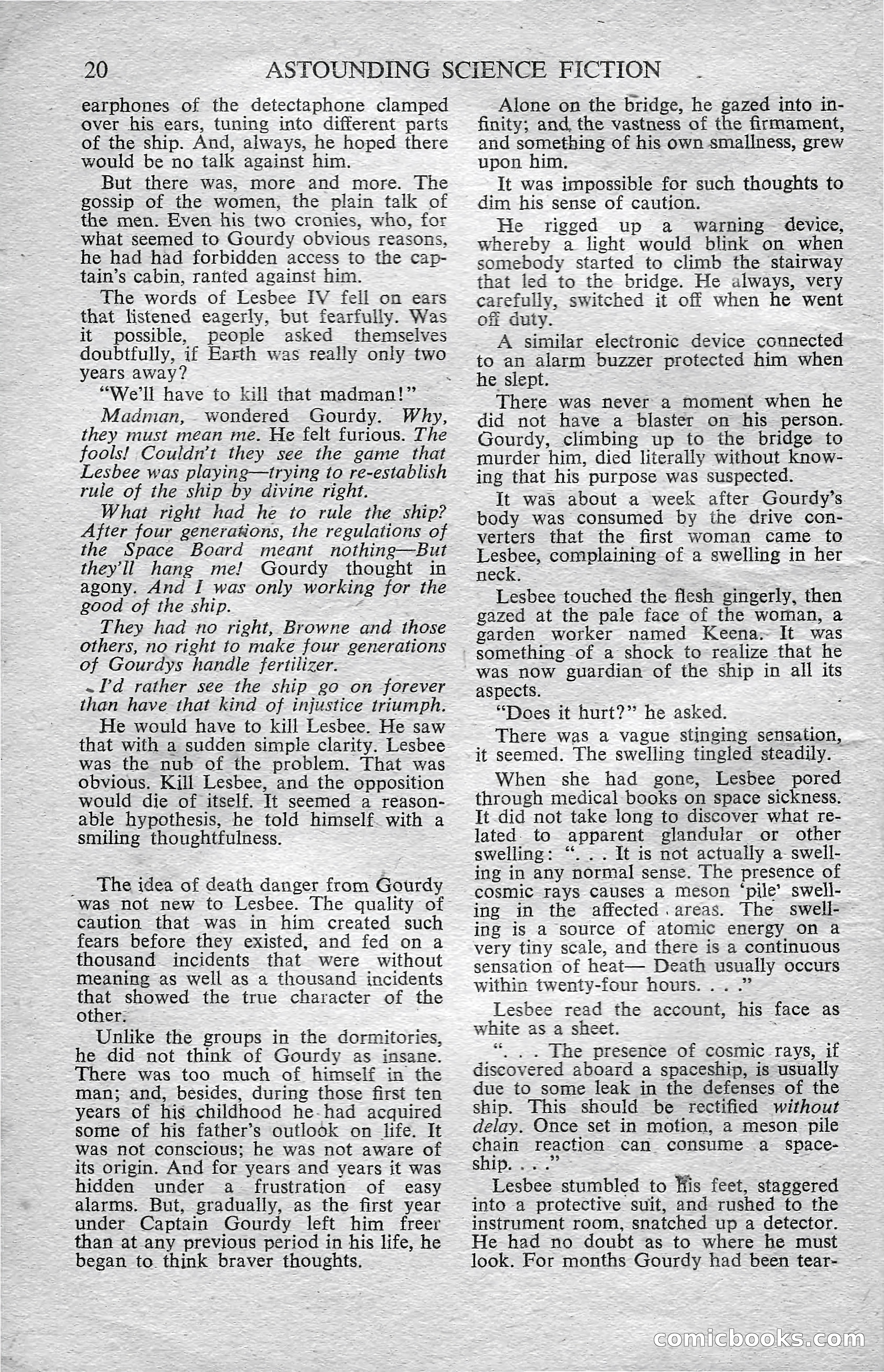Astounding Science Fiction (British Edition) — page 22 of 68