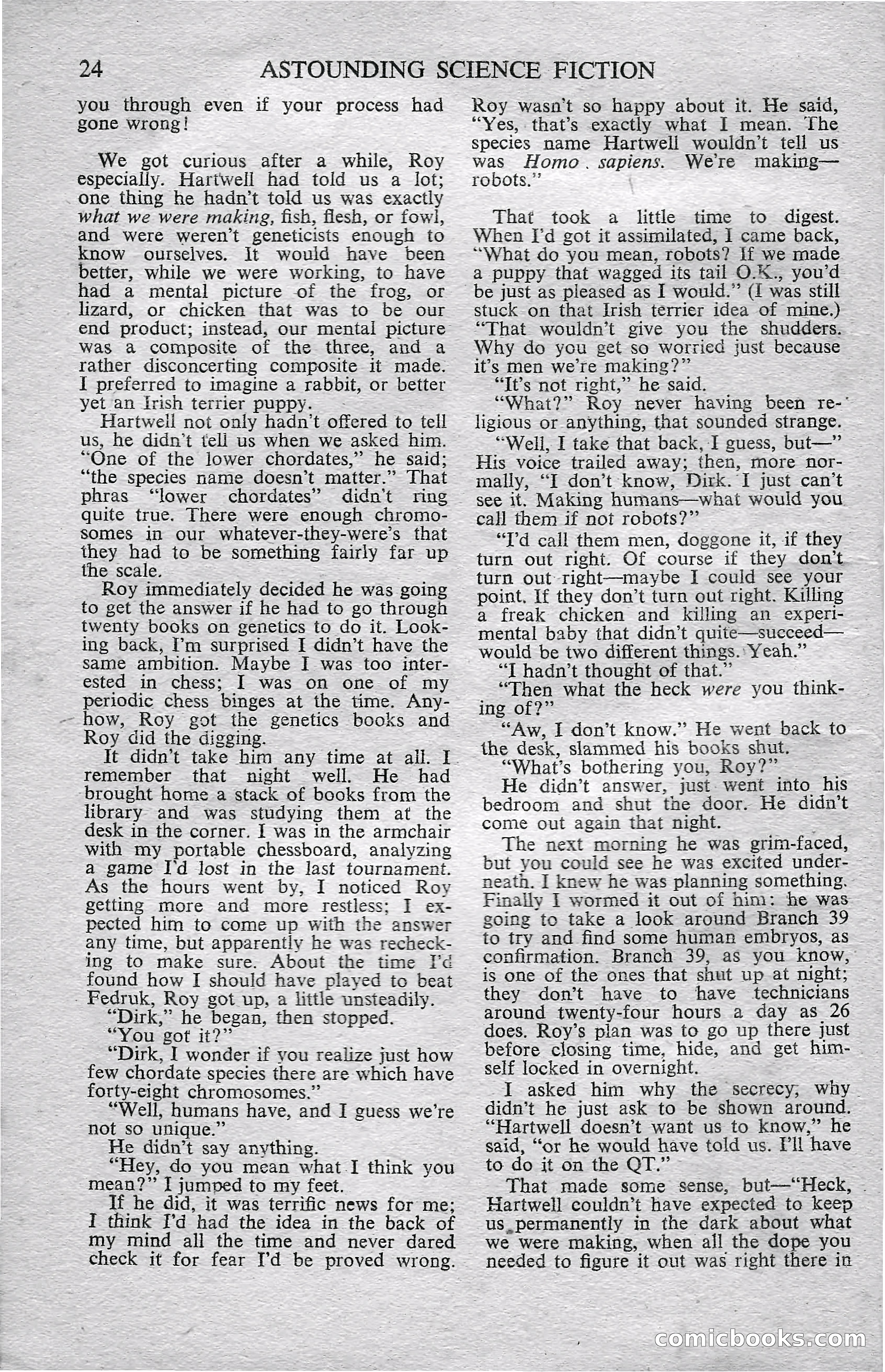 Astounding Science Fiction (British Edition) — page 27 of 68