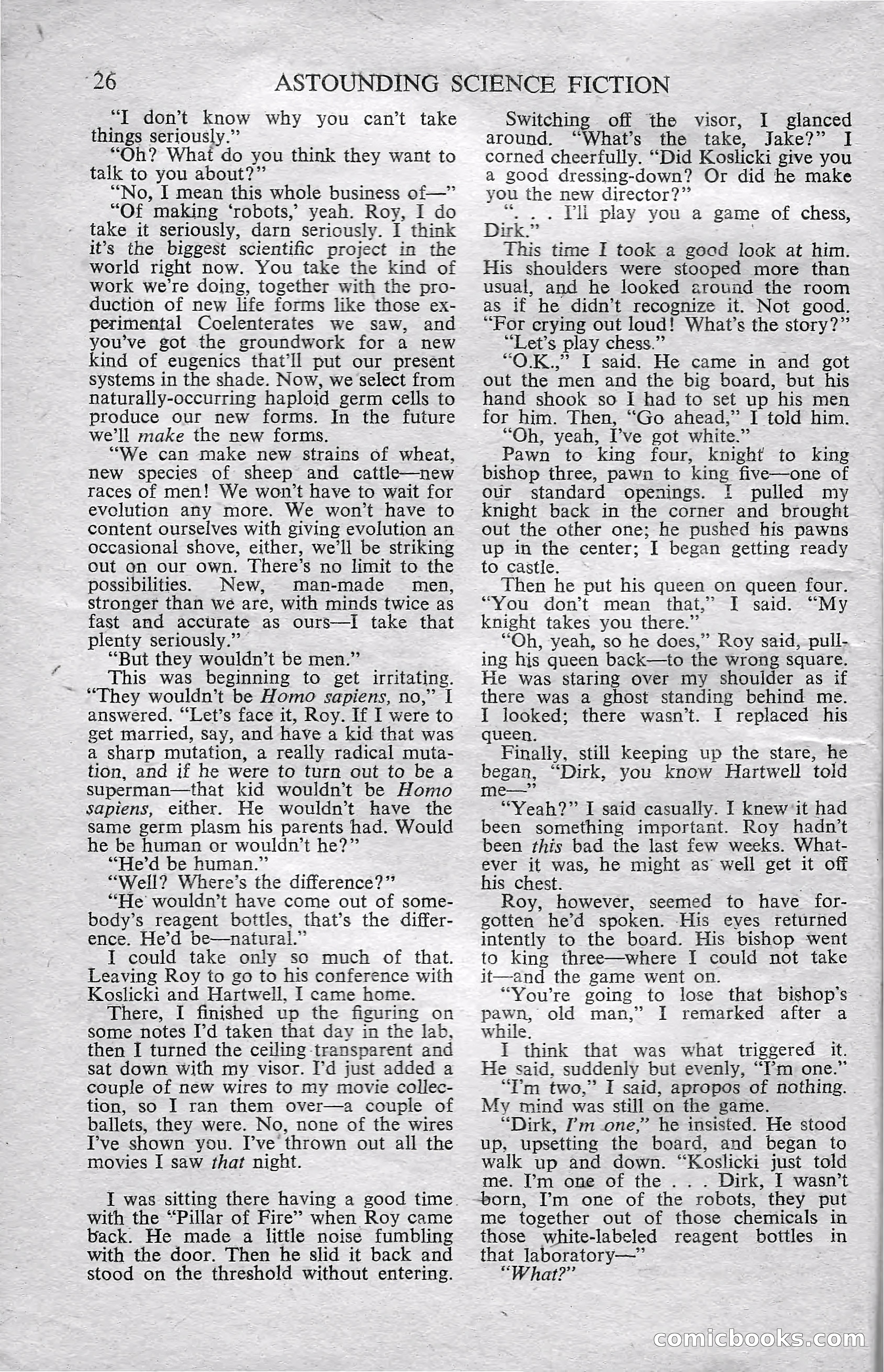 Astounding Science Fiction (British Edition) — page 28 of 68