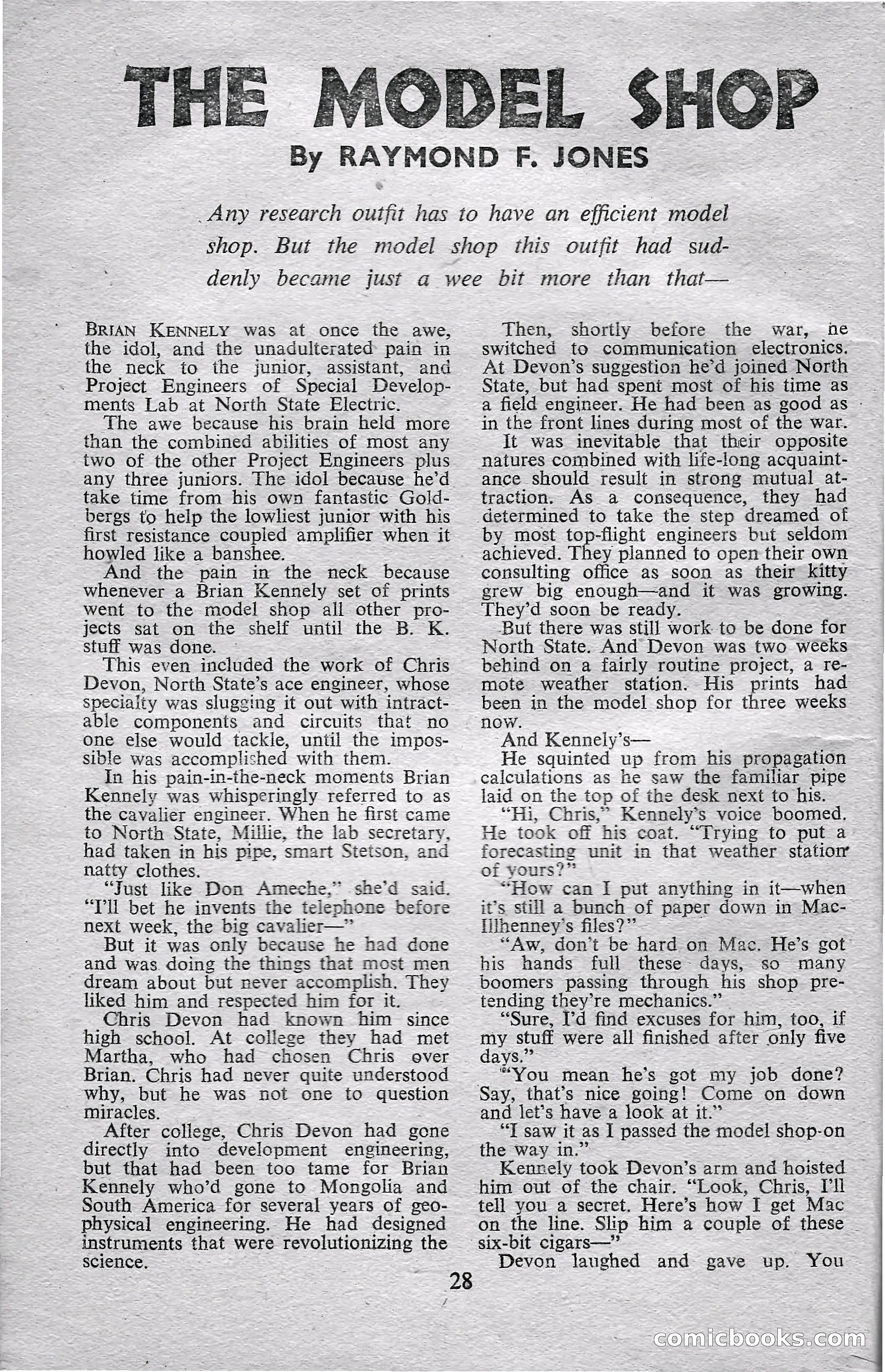 Astounding Science Fiction (British Edition) — page 30 of 68