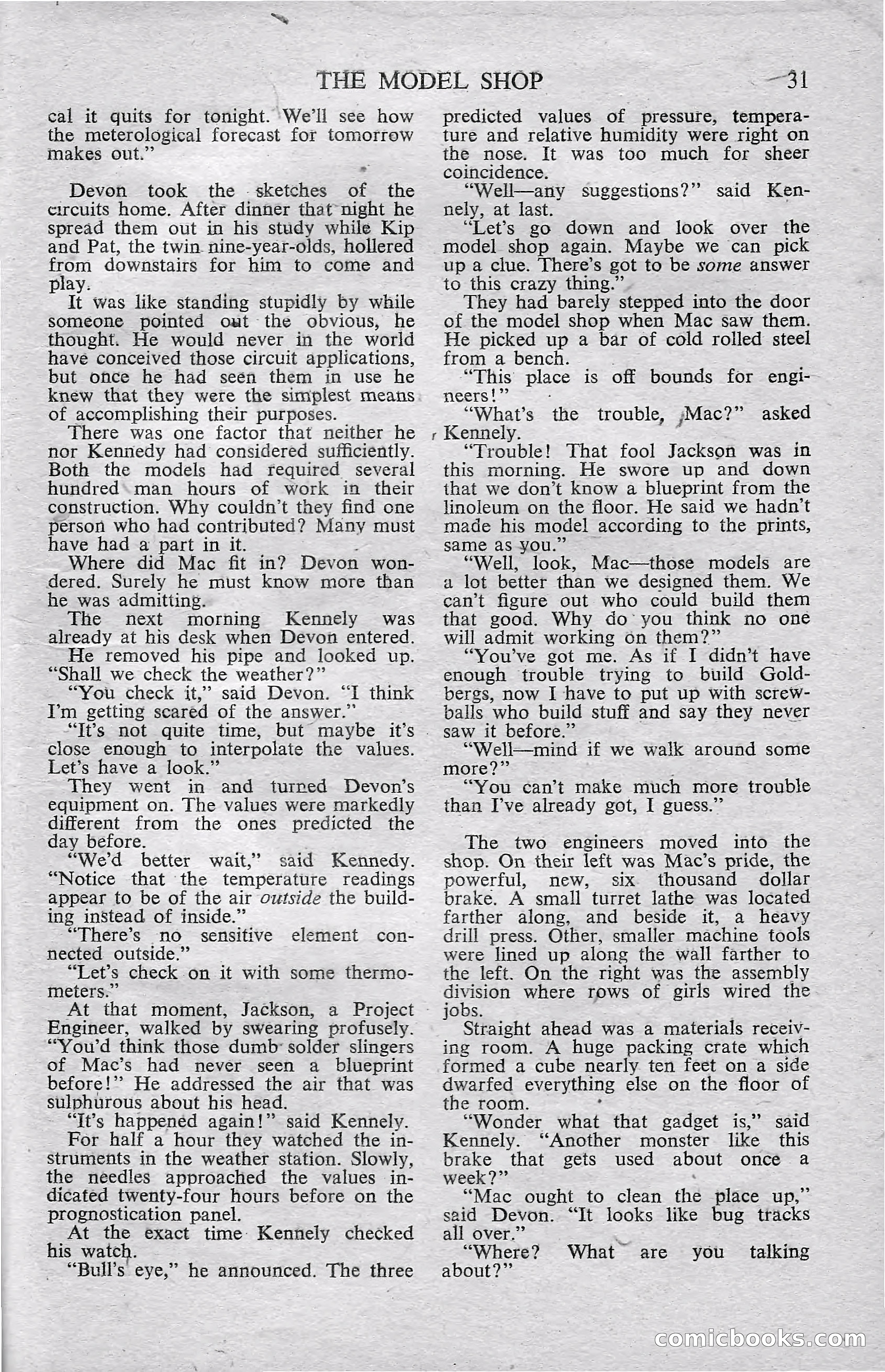 Astounding Science Fiction (British Edition) — page 33 of 68