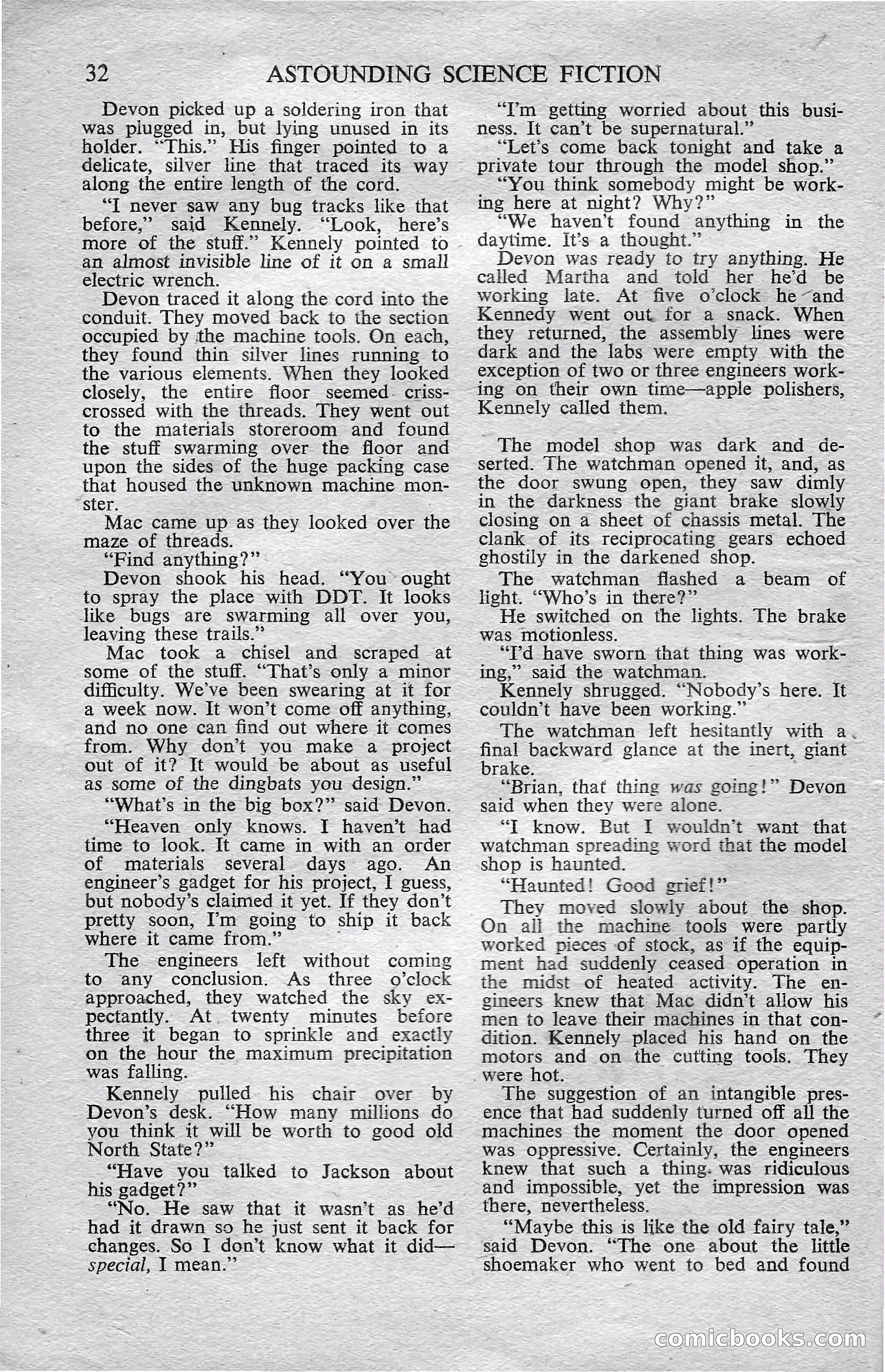 Astounding Science Fiction (British Edition) — page 34 of 68