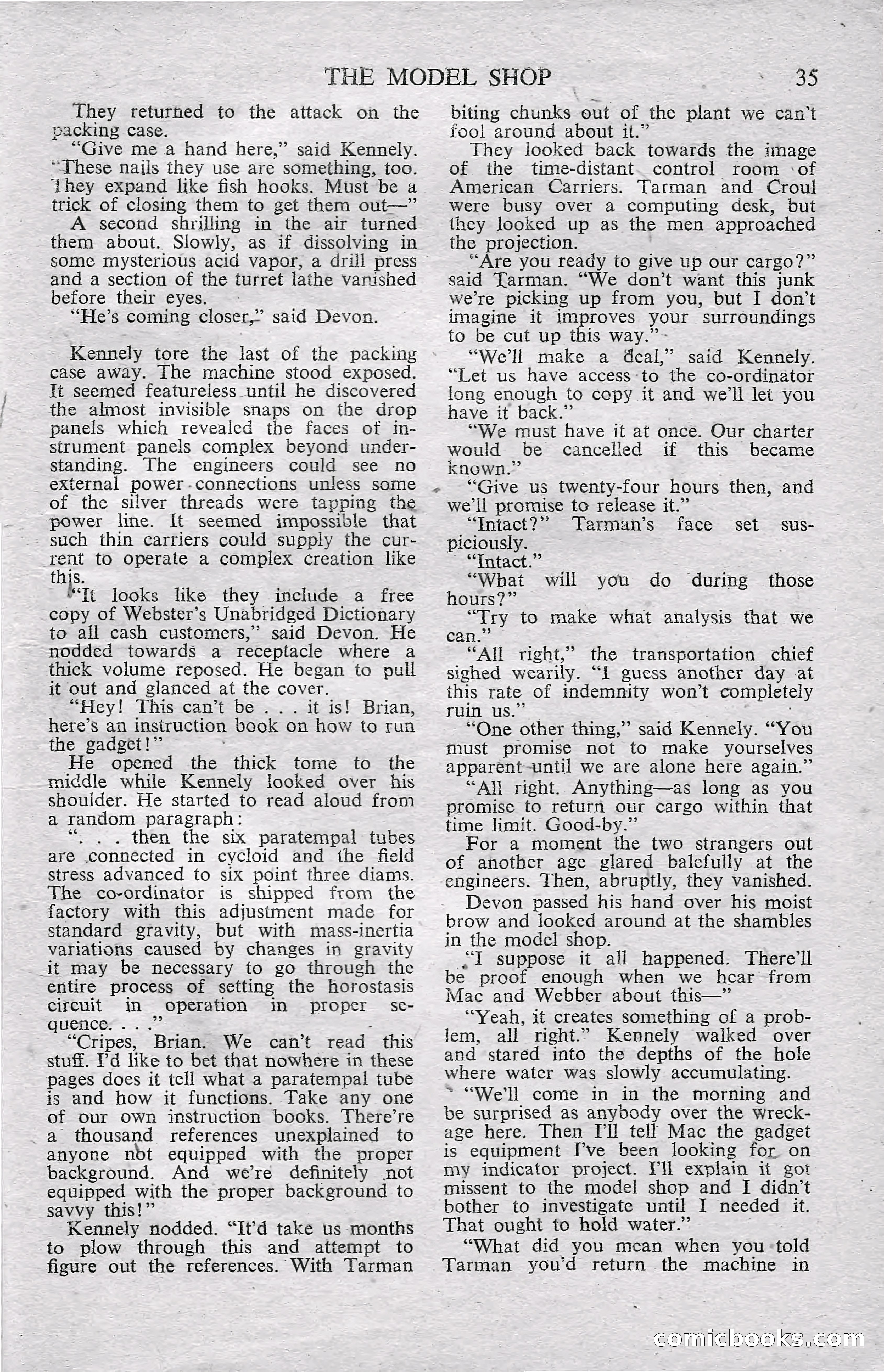 Astounding Science Fiction (British Edition) — page 37 of 68