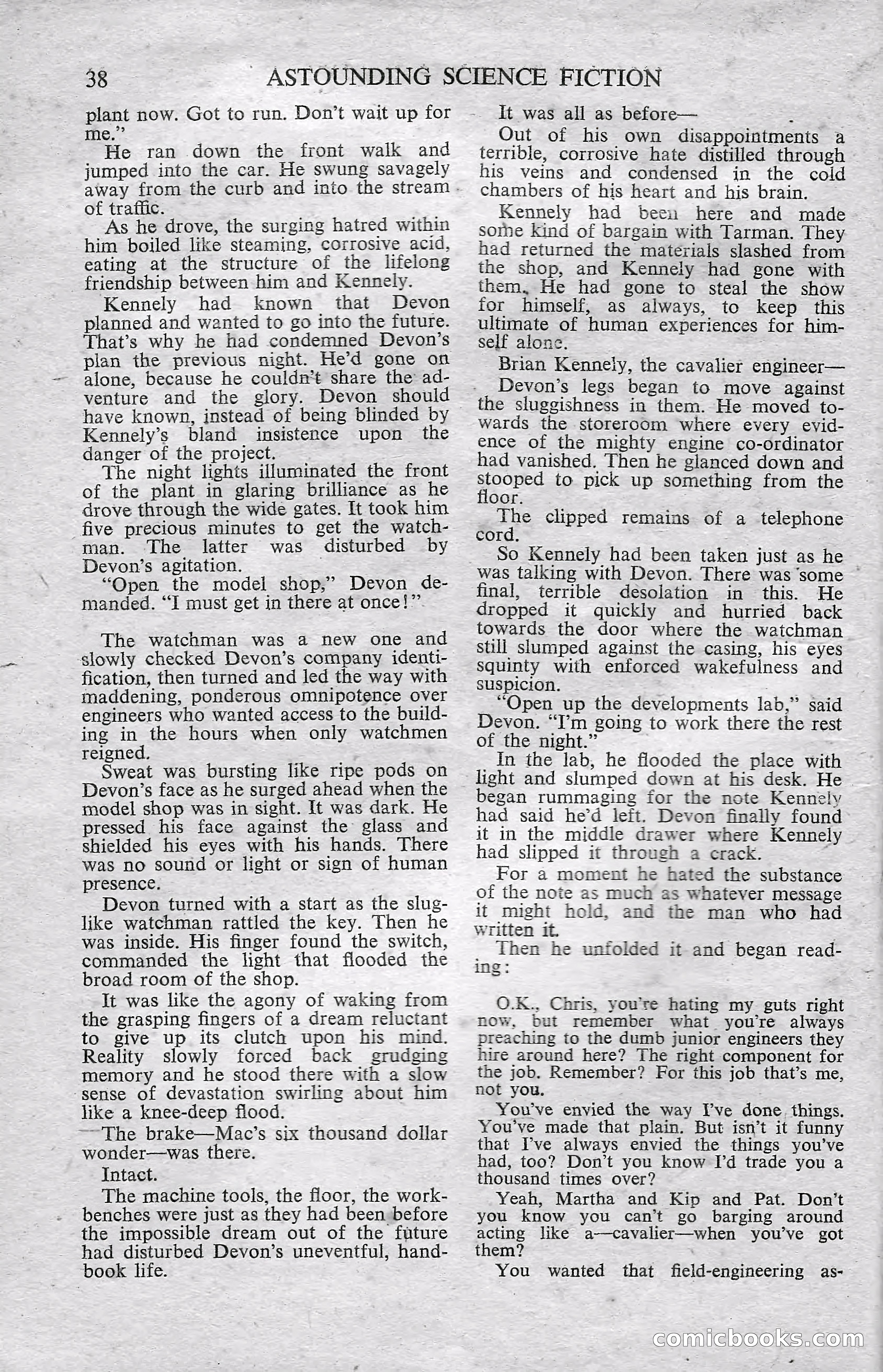 Astounding Science Fiction (British Edition) — page 40 of 68