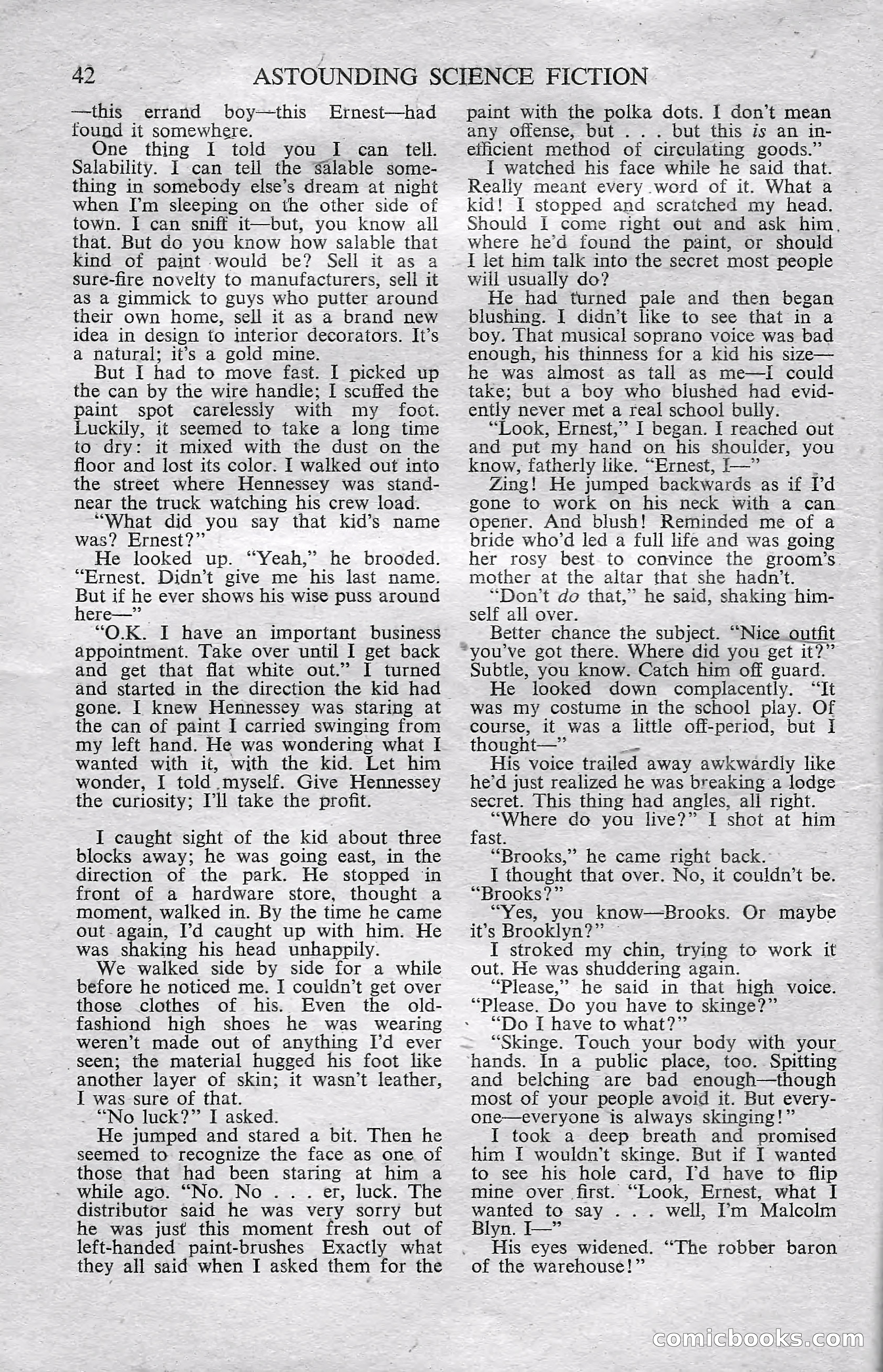Astounding Science Fiction (British Edition) — page 44 of 68