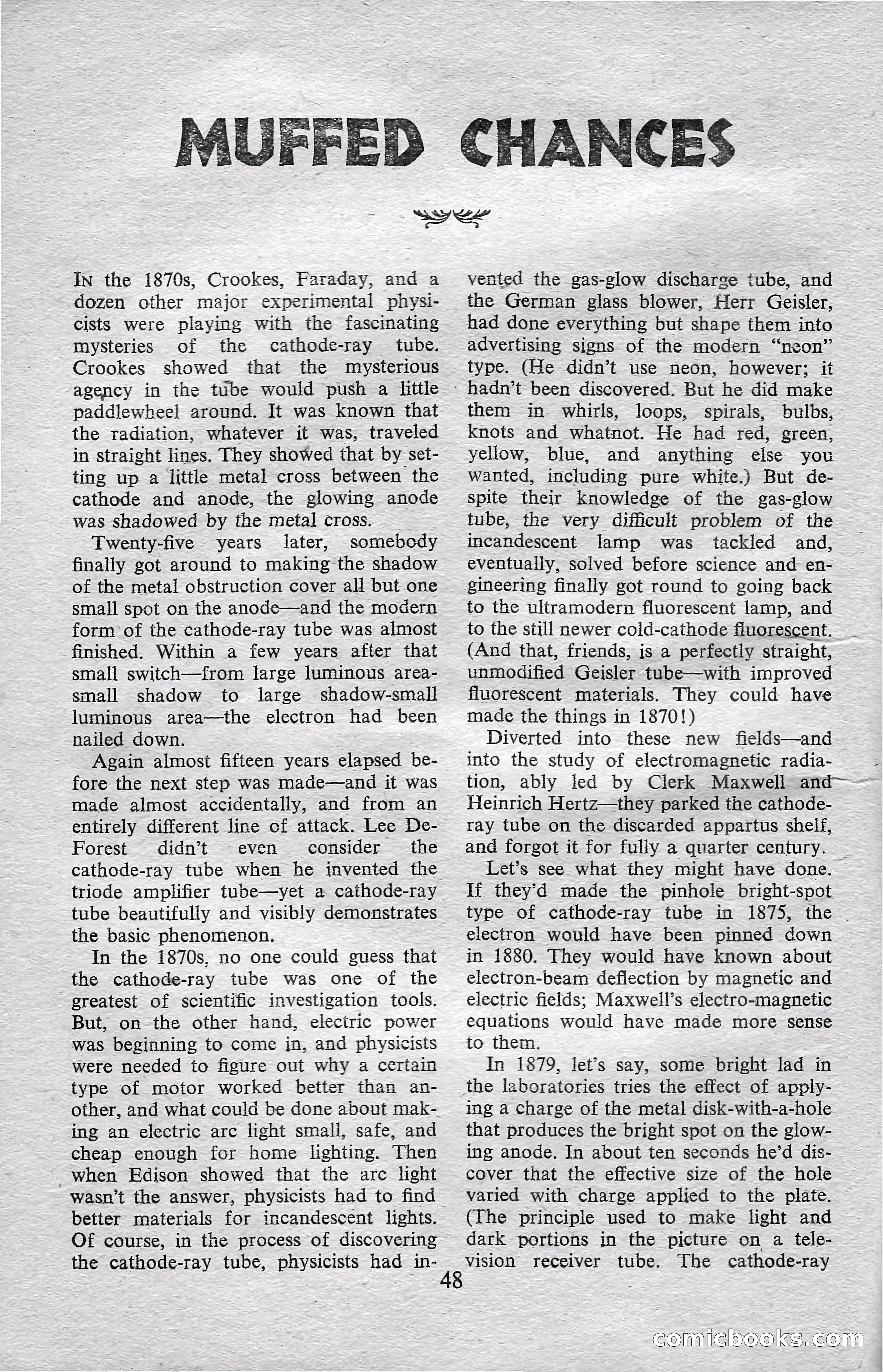 Astounding Science Fiction (British Edition) — page 50 of 68