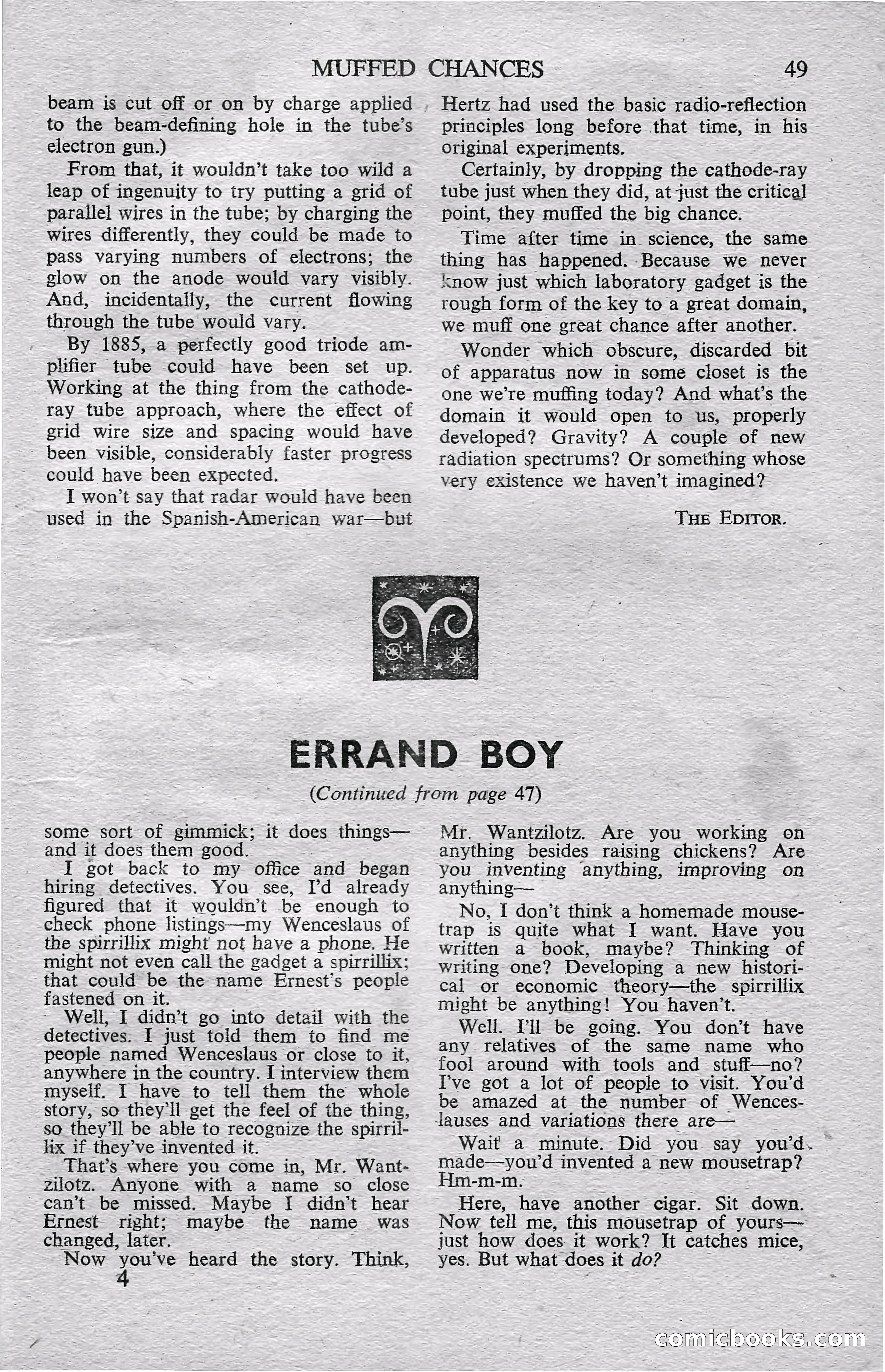 Astounding Science Fiction (British Edition) — page 51 of 68