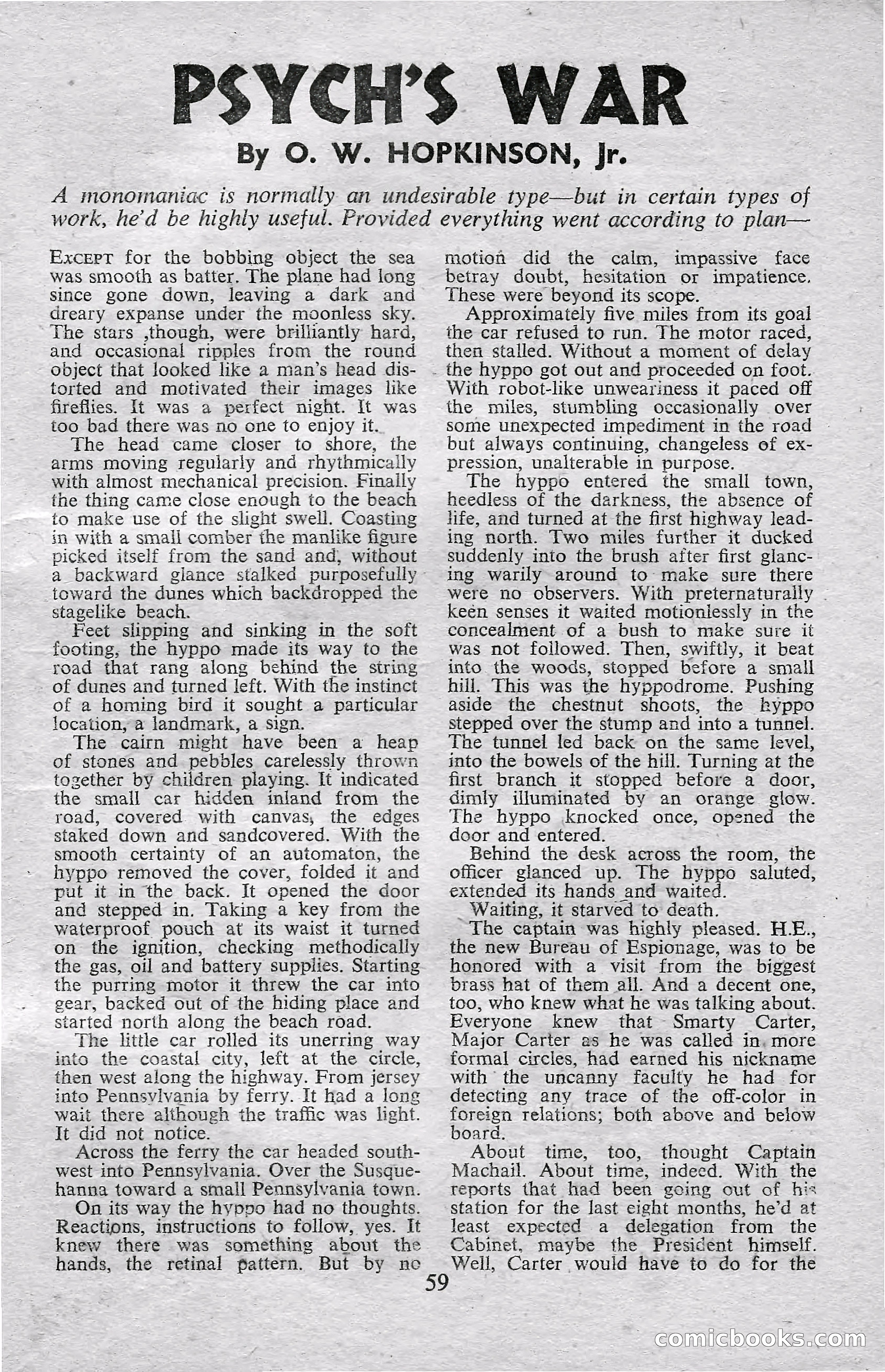 Astounding Science Fiction (British Edition) — page 61 of 68