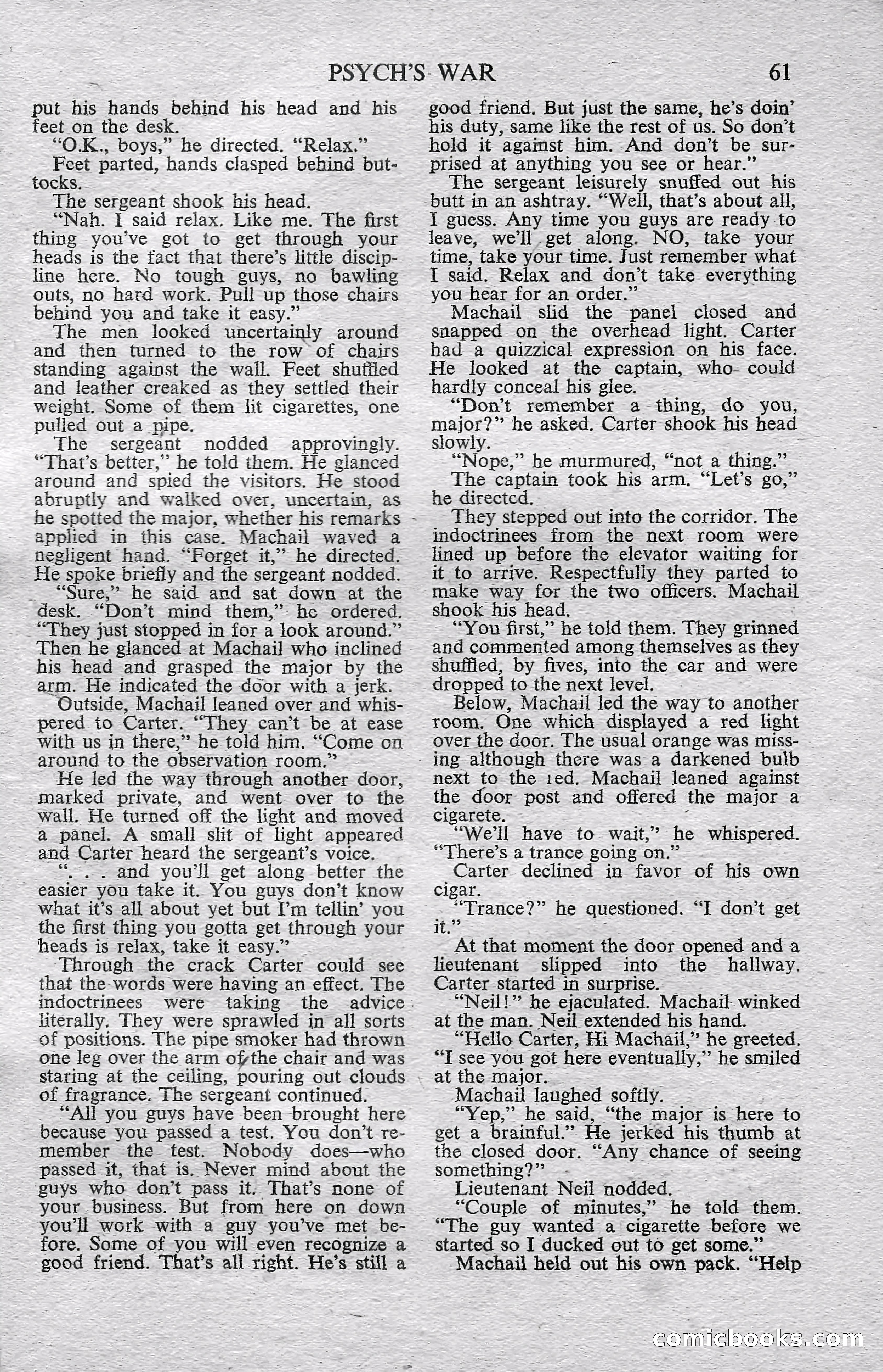 Astounding Science Fiction (British Edition) — page 63 of 68