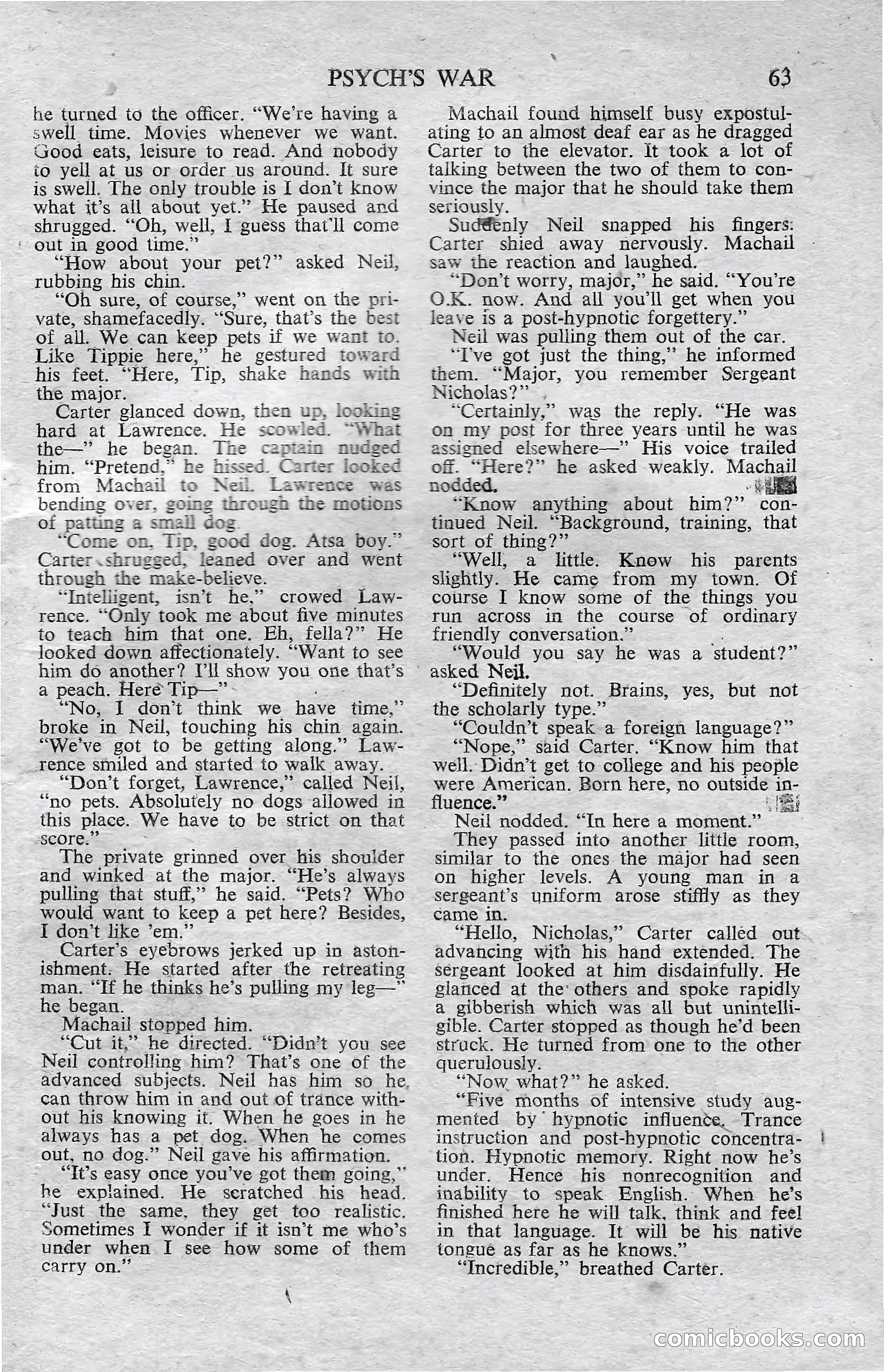 Astounding Science Fiction (British Edition) — page 65 of 68