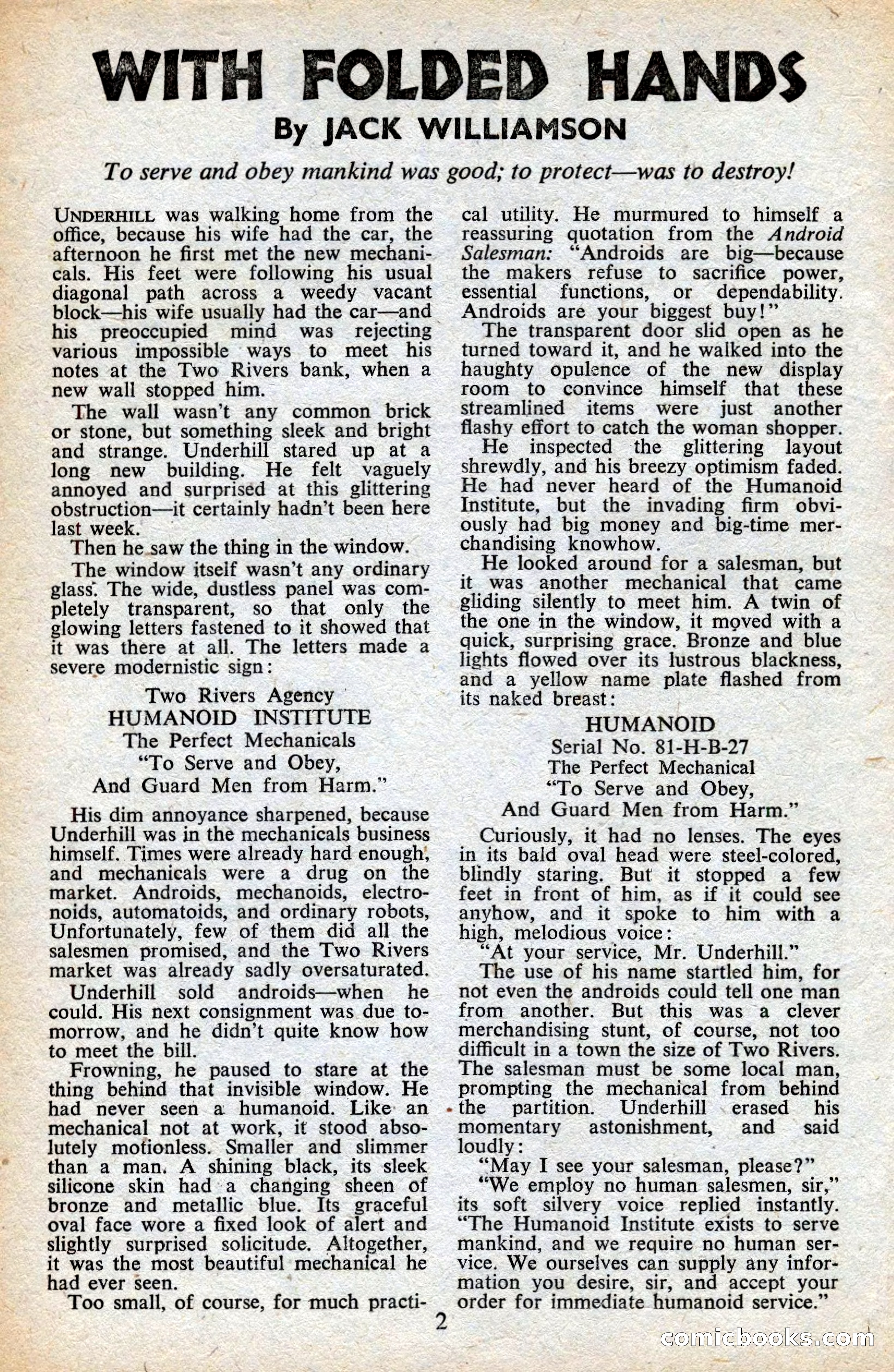 Astounding British Edition, Vol. 6, No. 2 — page 4 of 68