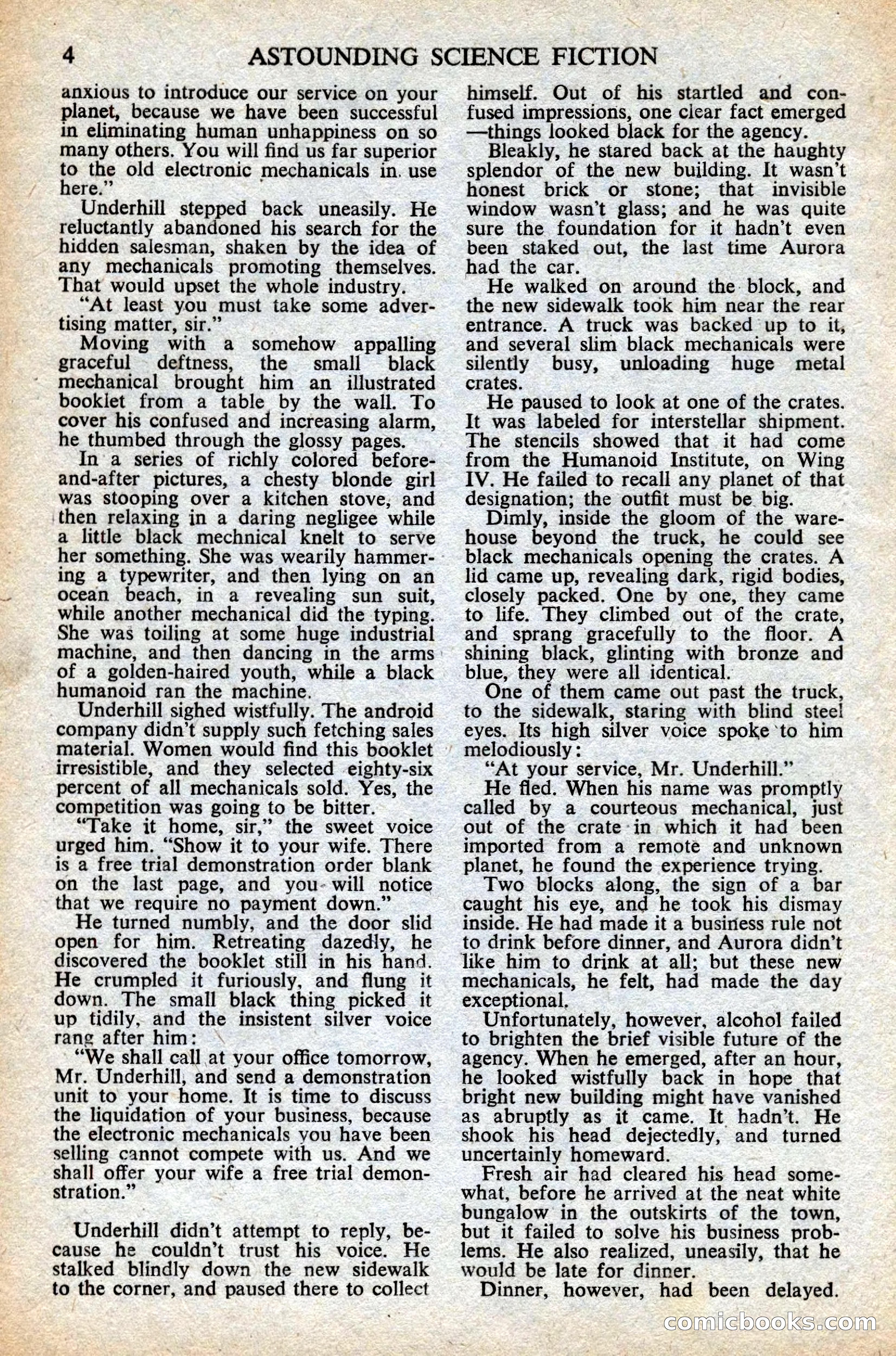 Astounding British Edition, Vol. 6, No. 2 — page 6 of 68