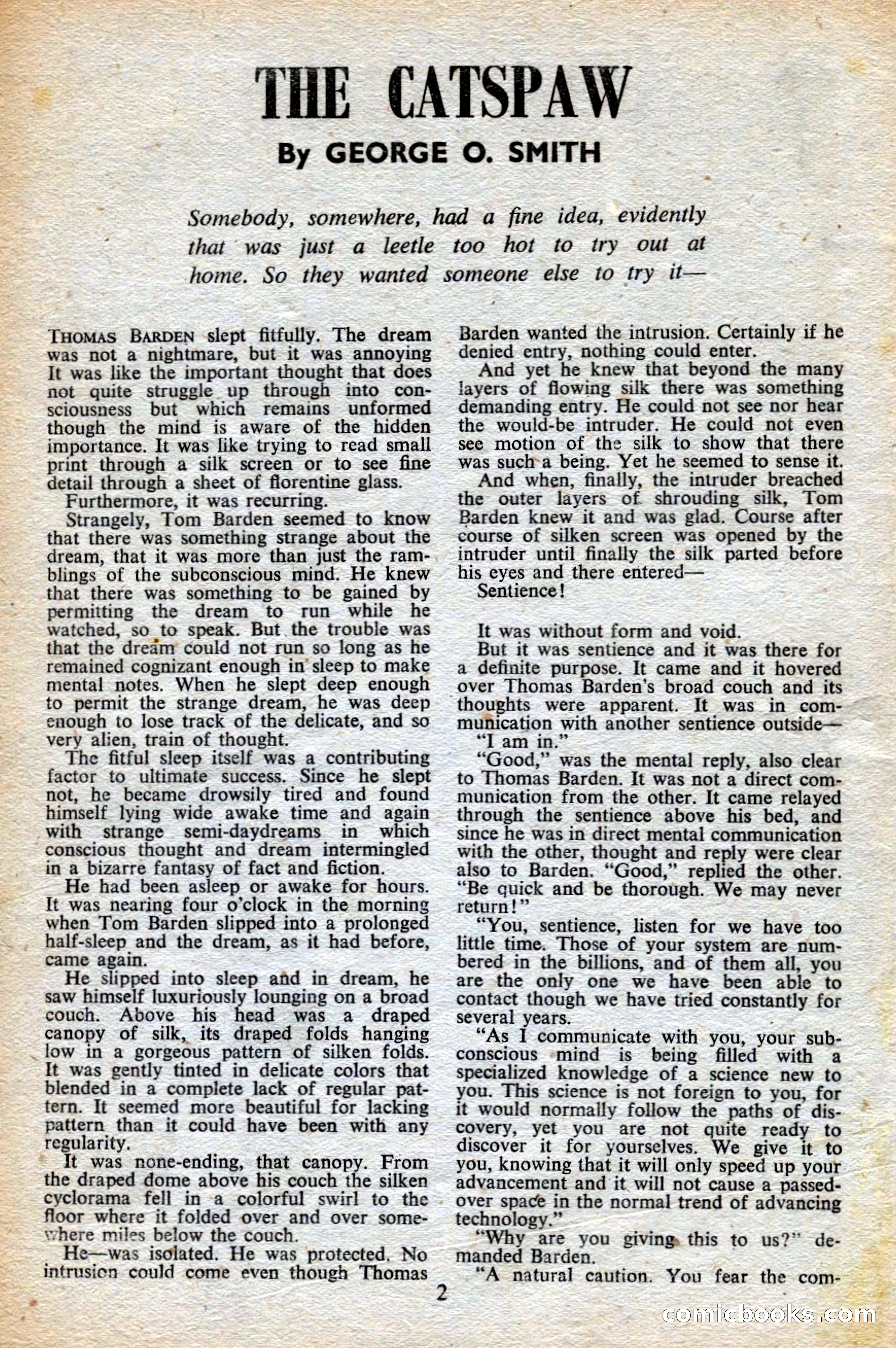 Astounding British Edition, Vol. 6, No. 8 — page 4 of 68