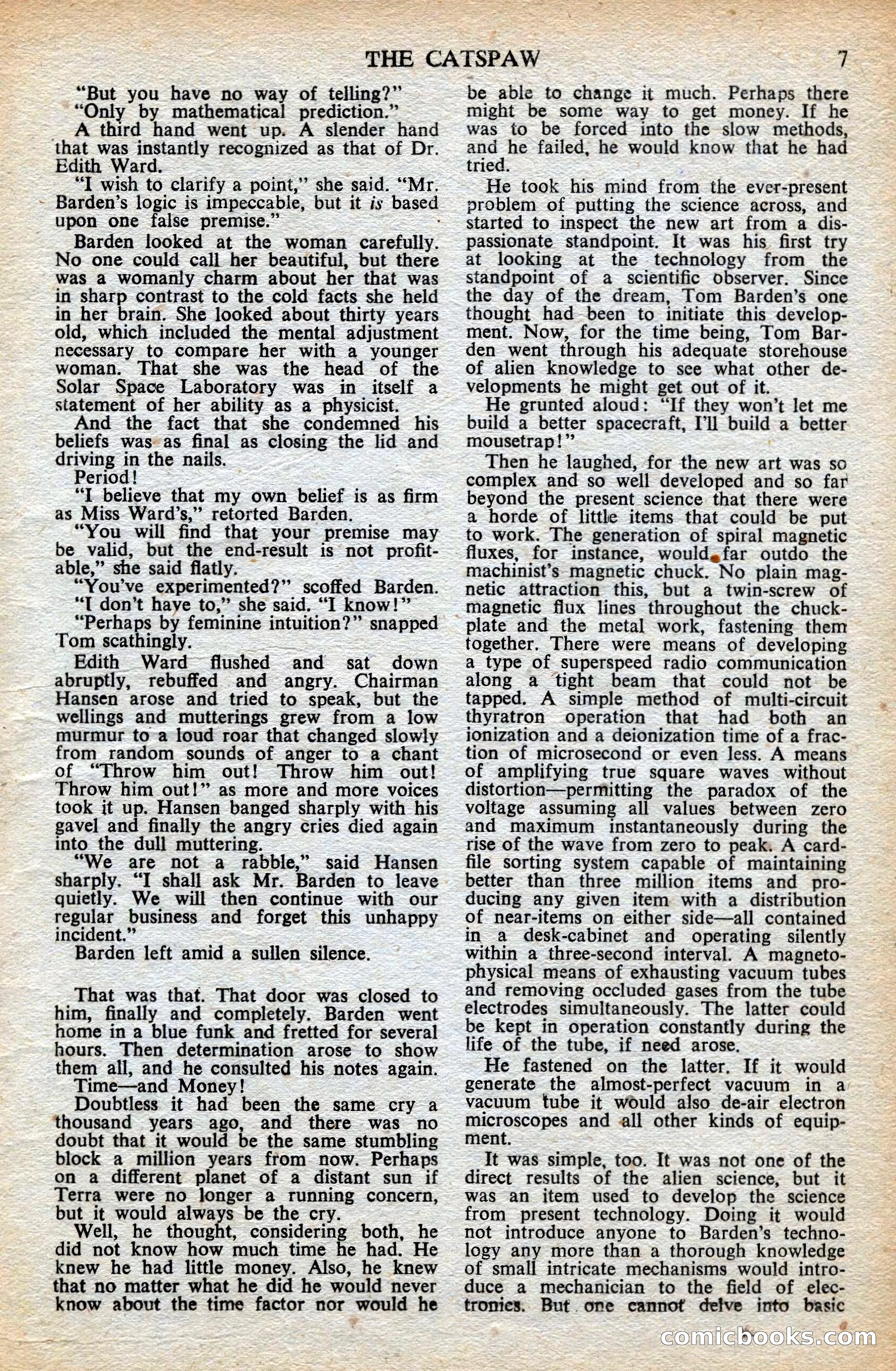 Astounding British Edition, Vol. 6, No. 8 — page 9 of 68