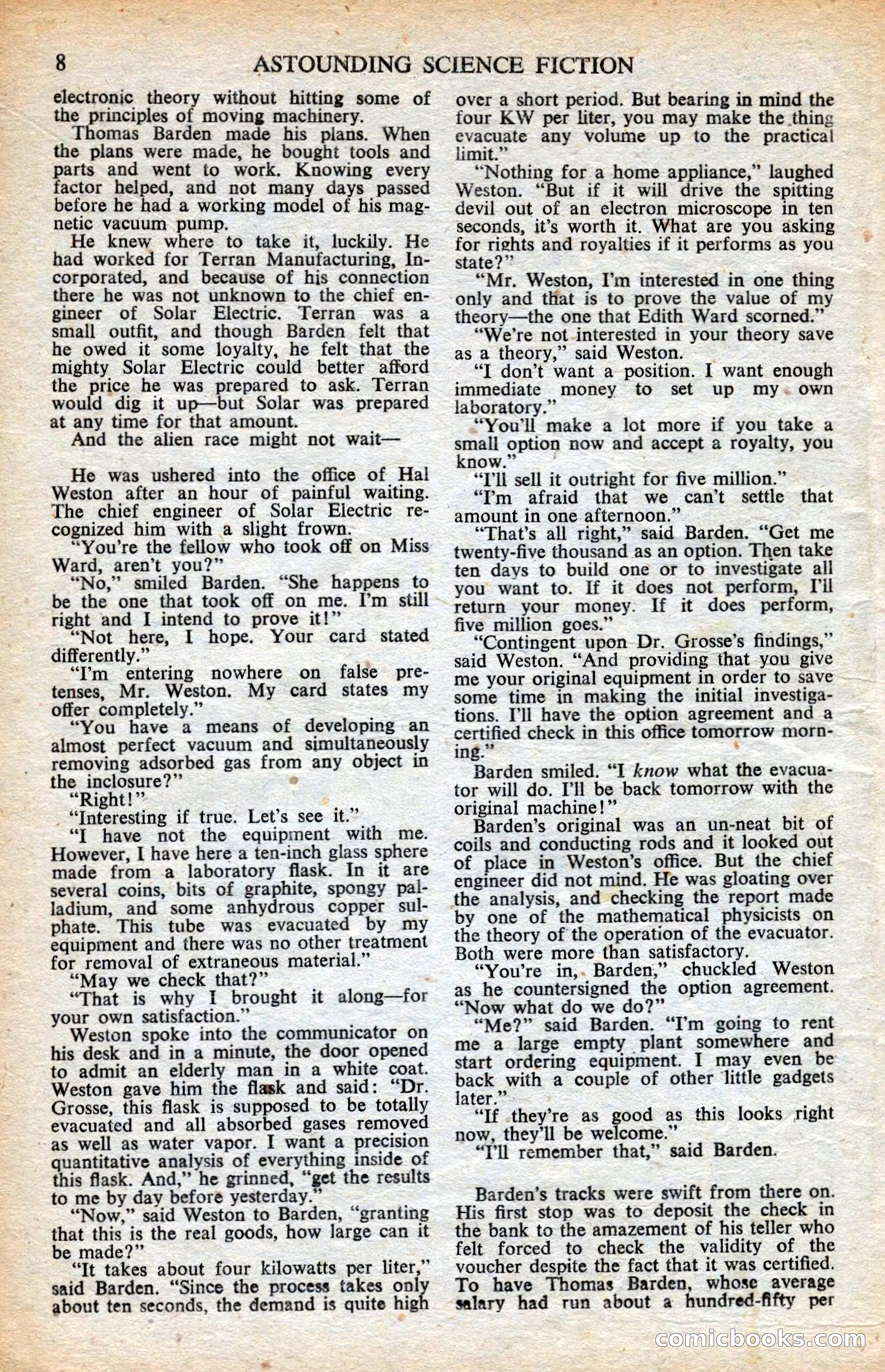Astounding British Edition, Vol. 6, No. 8 — page 10 of 68
