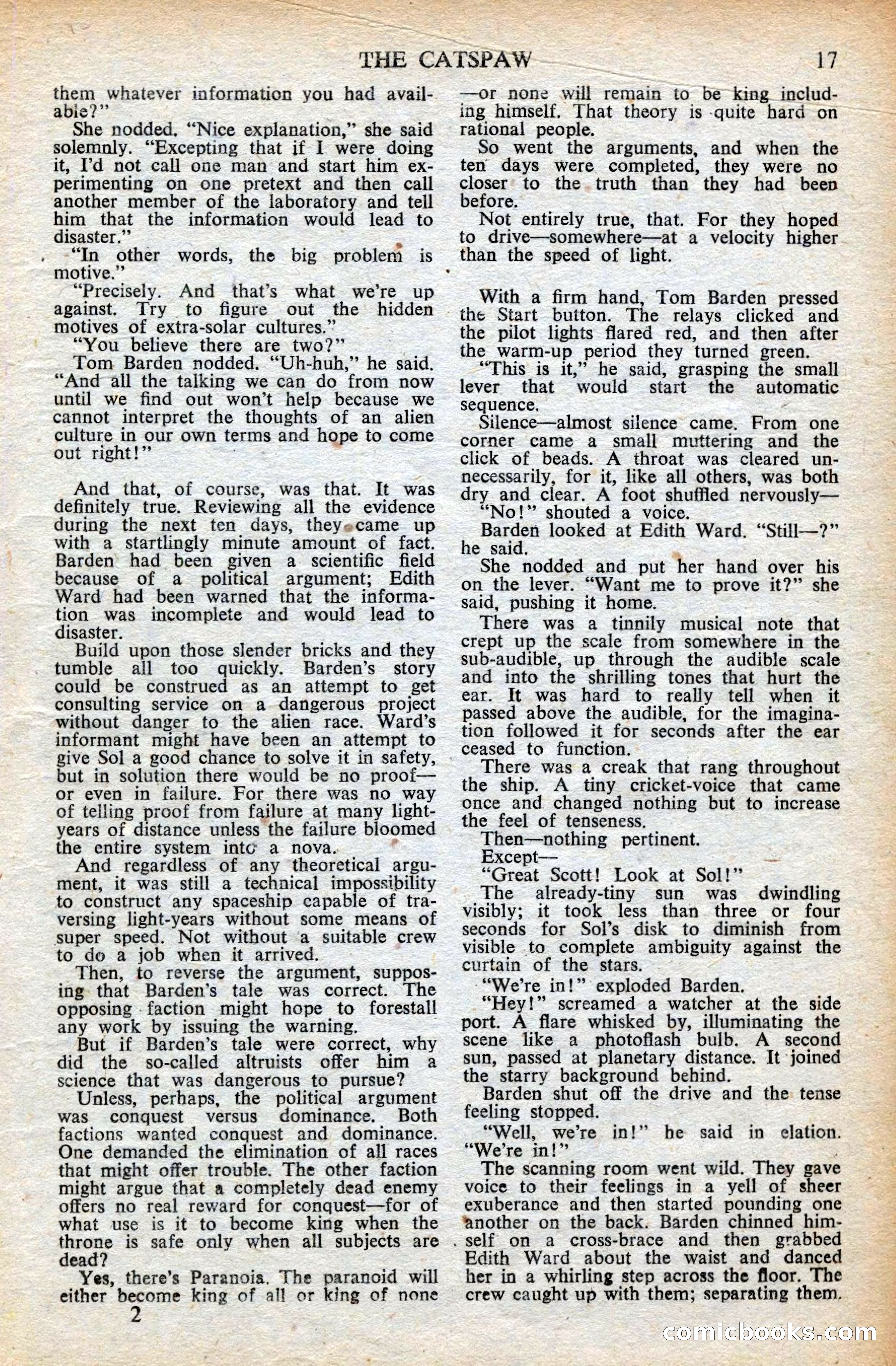 Astounding British Edition, Vol. 6, No. 8 — page 19 of 68