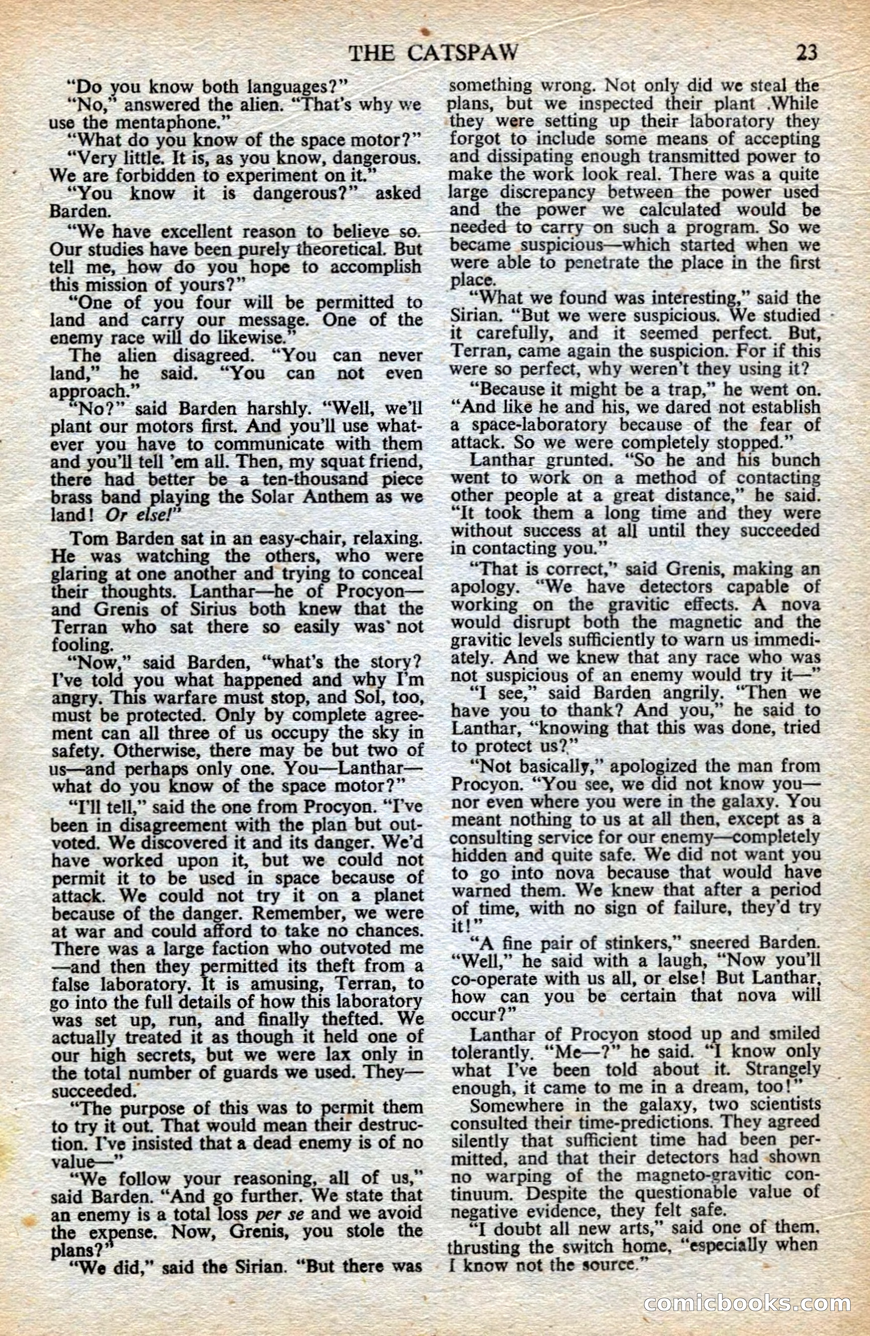 Astounding British Edition, Vol. 6, No. 8 — page 25 of 68