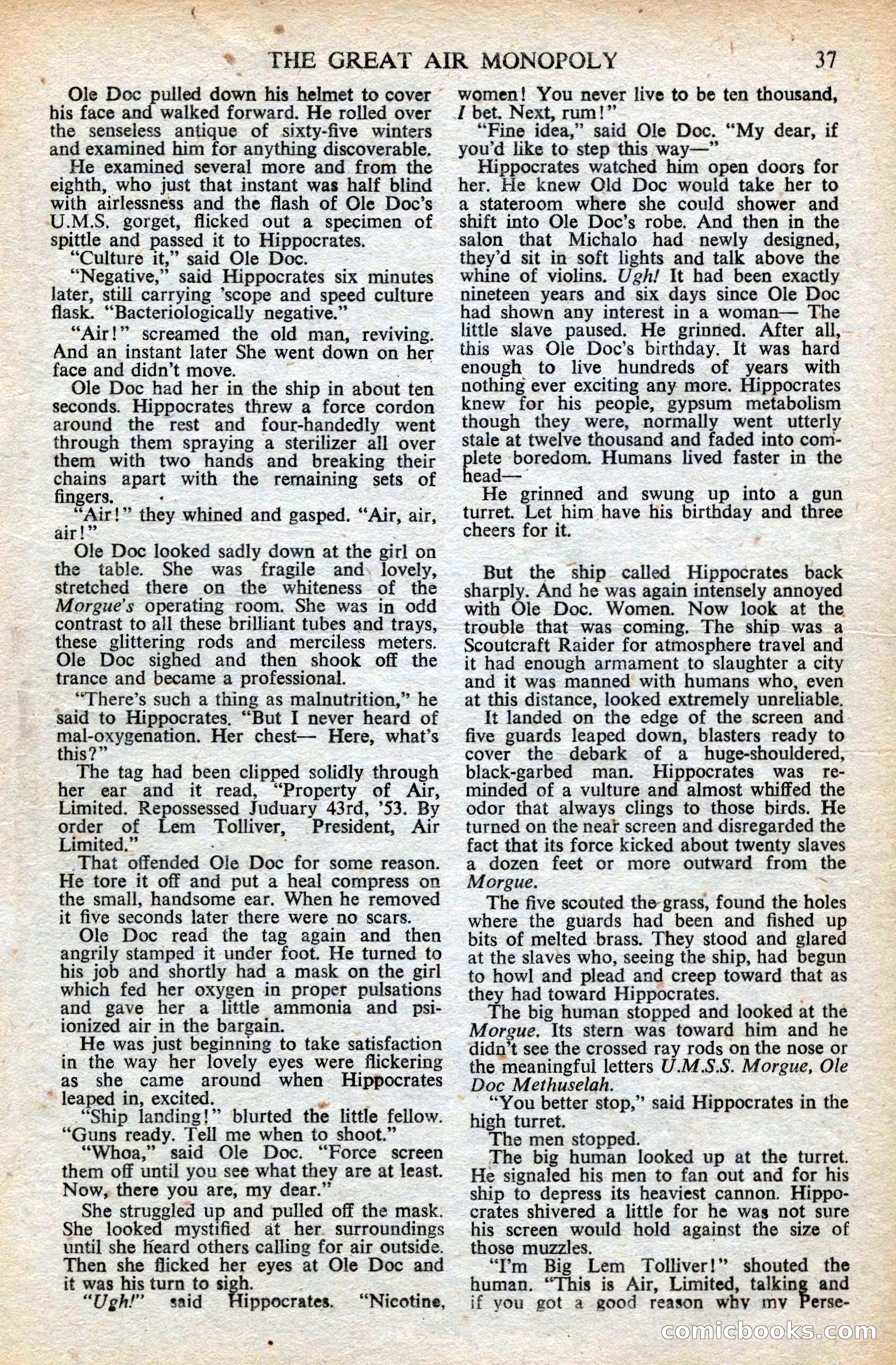 Astounding British Edition, Vol. 6, No. 8 — page 39 of 68