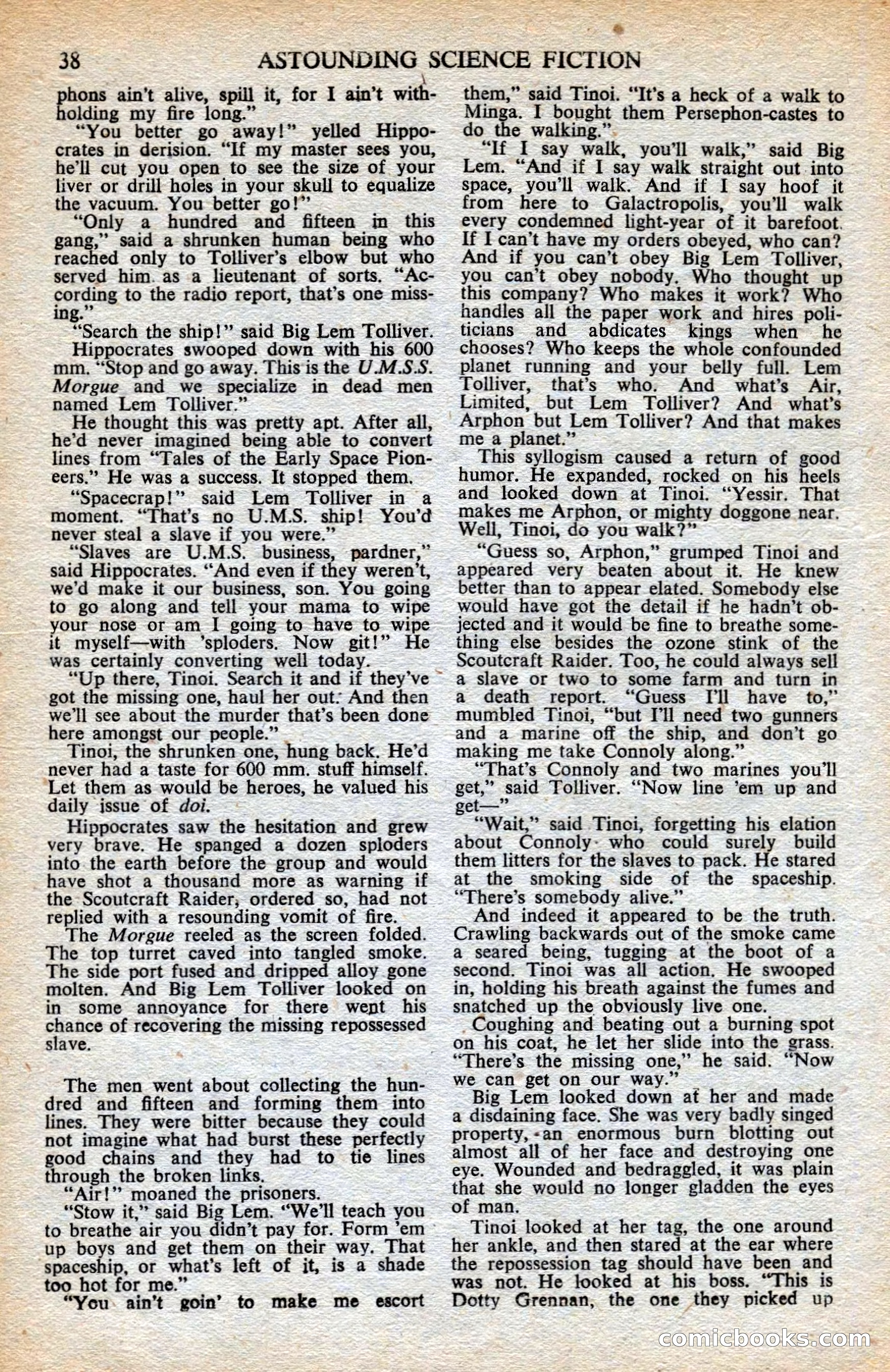 Astounding British Edition, Vol. 6, No. 8 — page 40 of 68