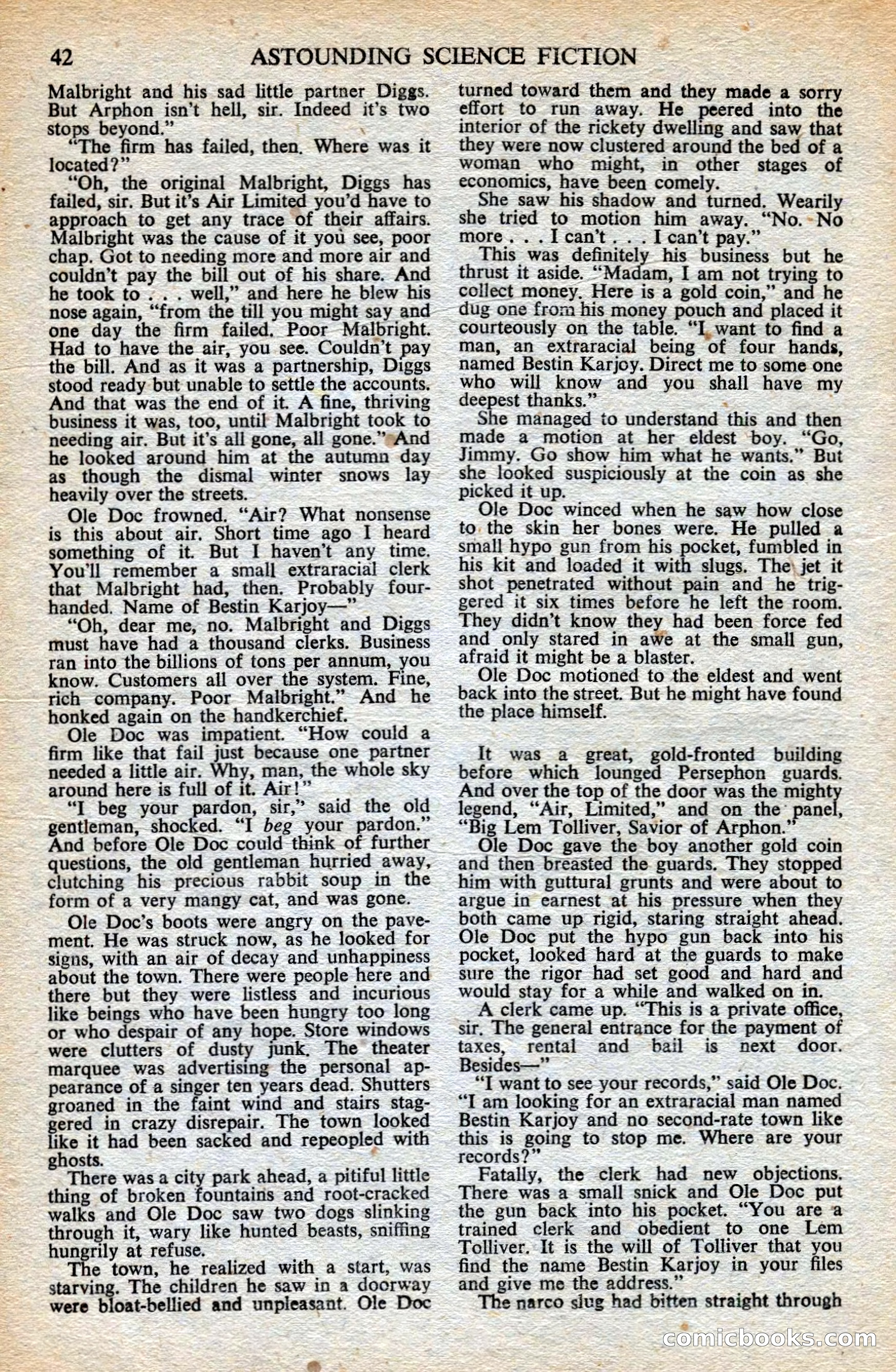 Astounding British Edition, Vol. 6, No. 8 — page 44 of 68