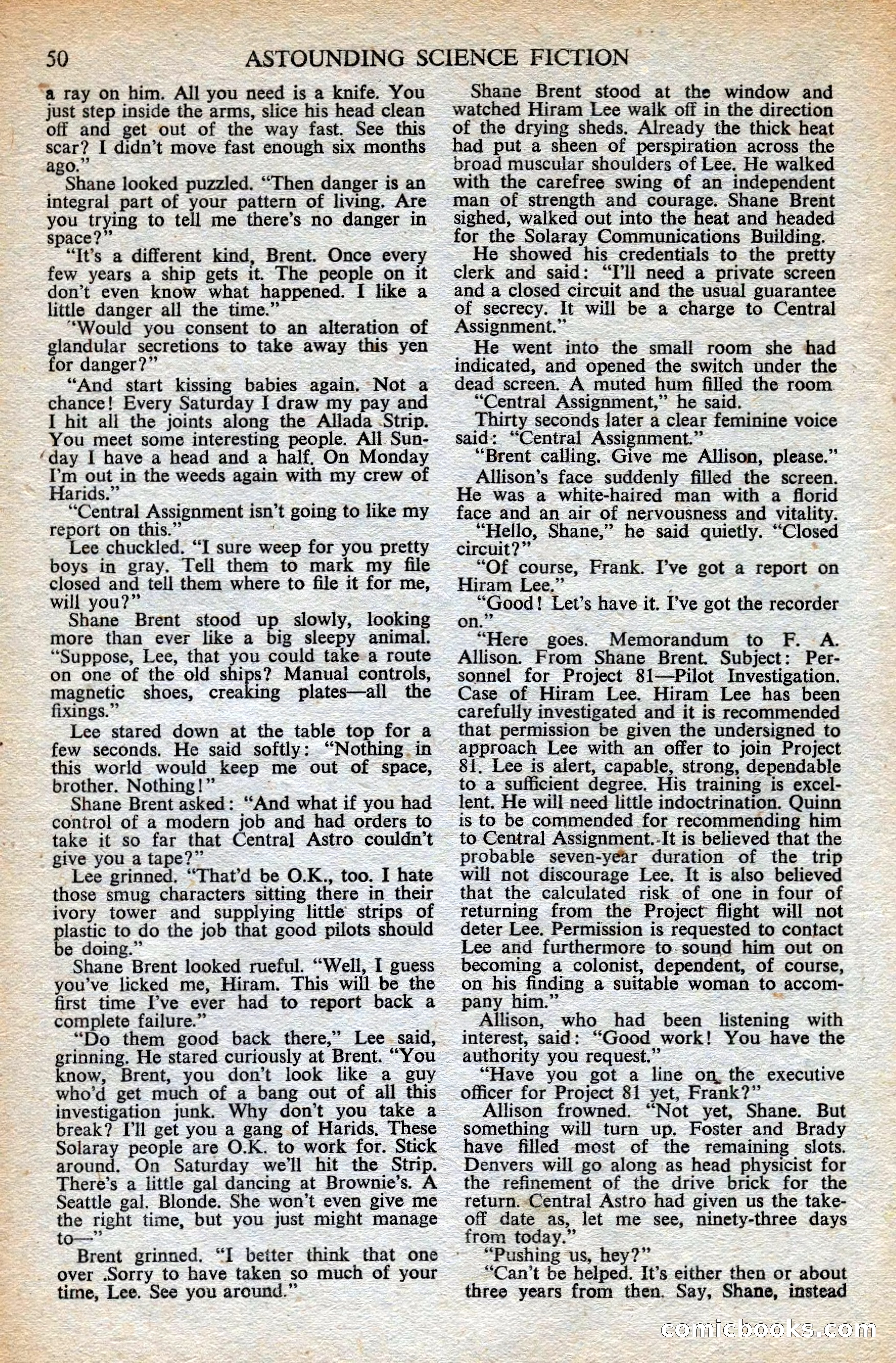Astounding British Edition, Vol. 6, No. 8 — page 52 of 68