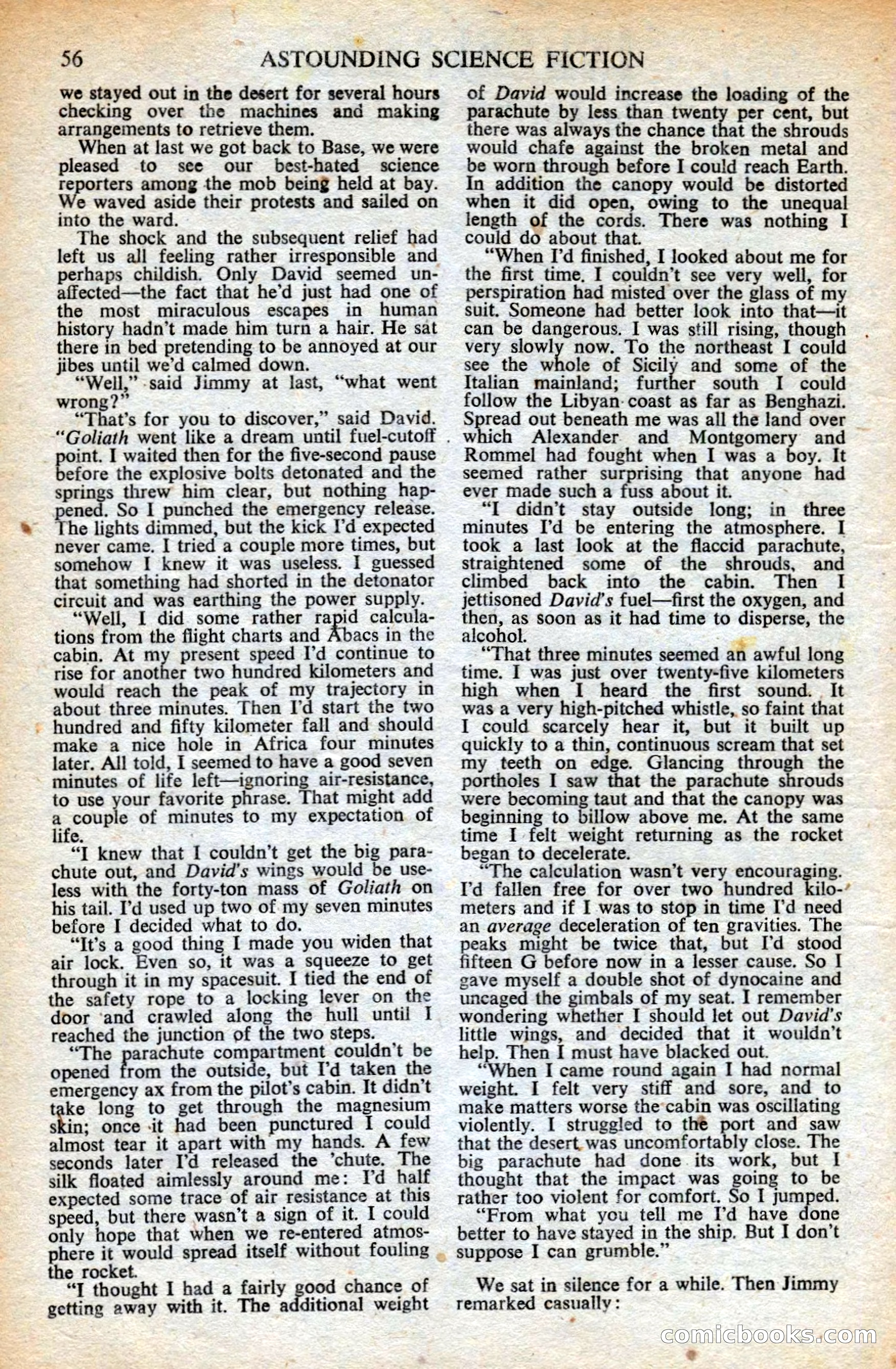Astounding British Edition, Vol. 6, No. 8 — page 58 of 68