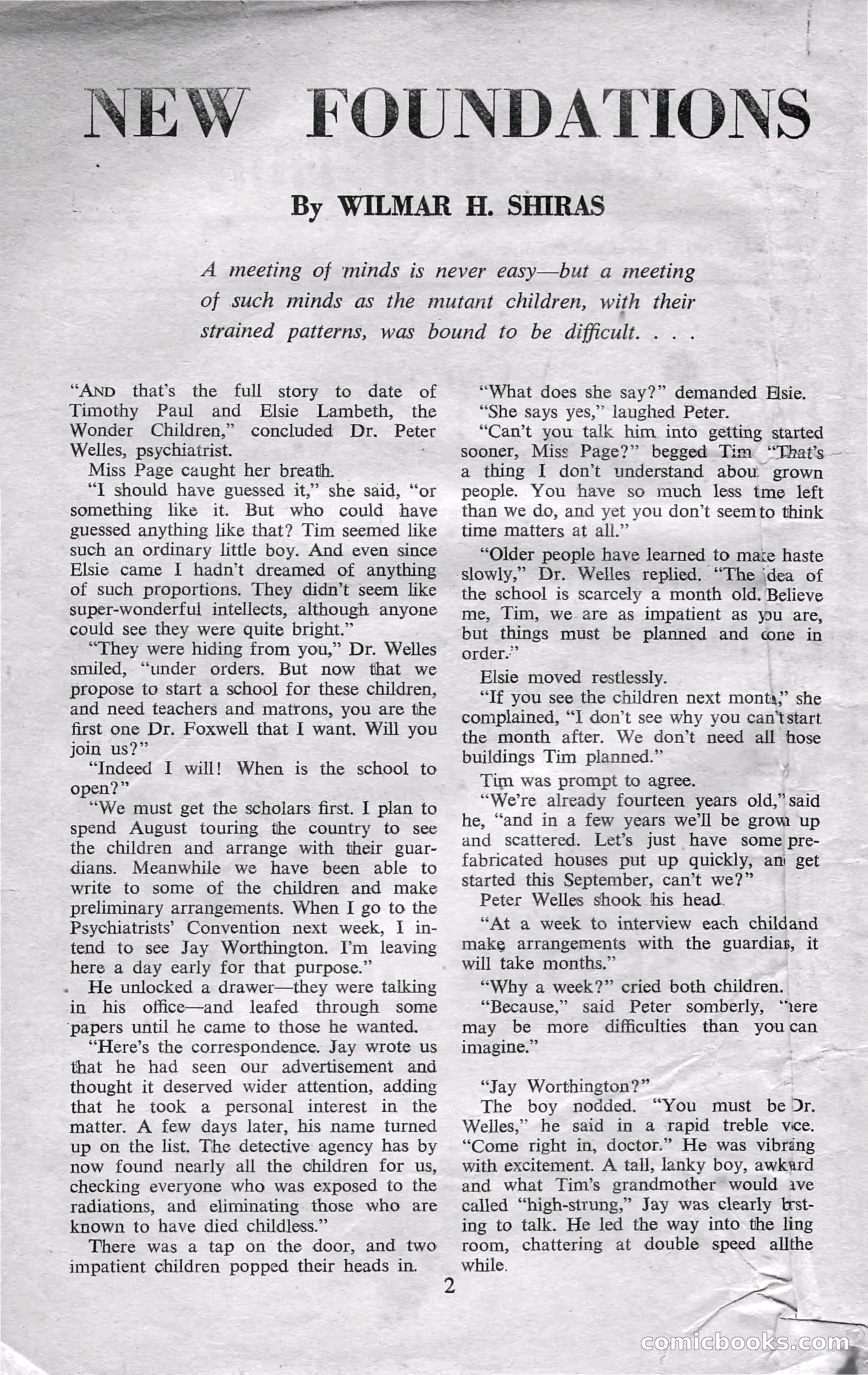 Astounding Science Fiction, October 1950 — page 4 of 68