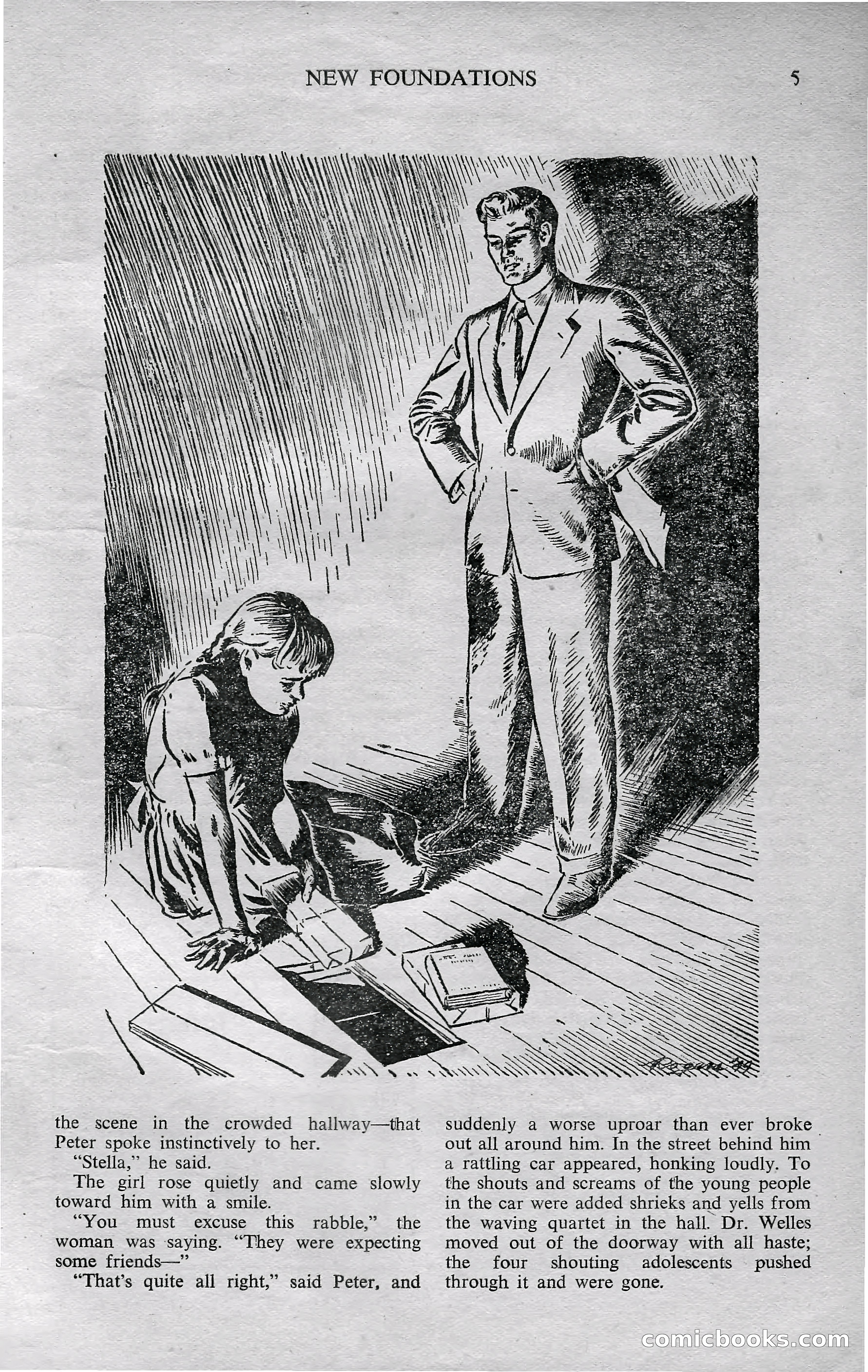 Astounding Science Fiction, October 1950 — page 7 of 68