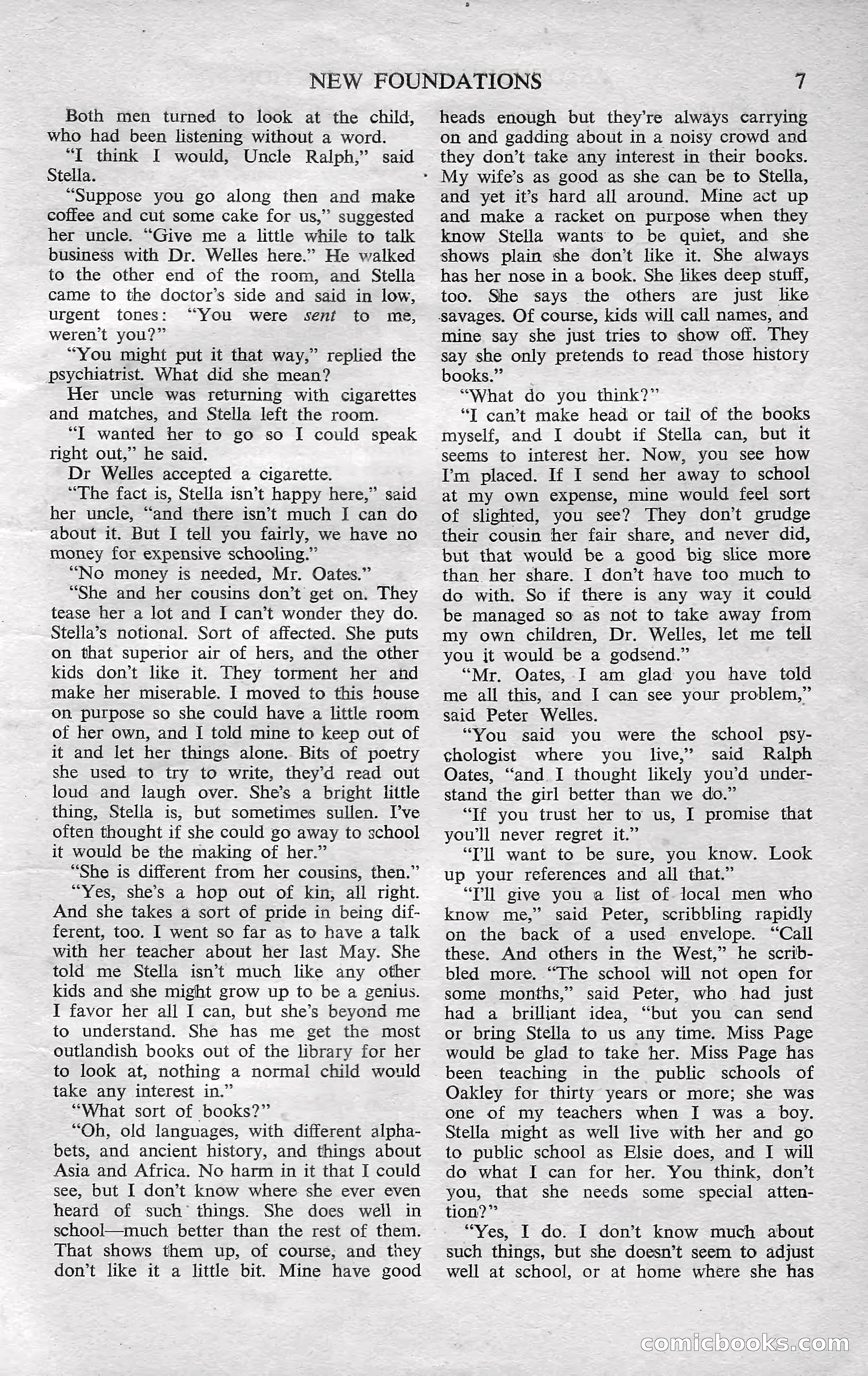 Astounding Science Fiction, October 1950 — page 9 of 68