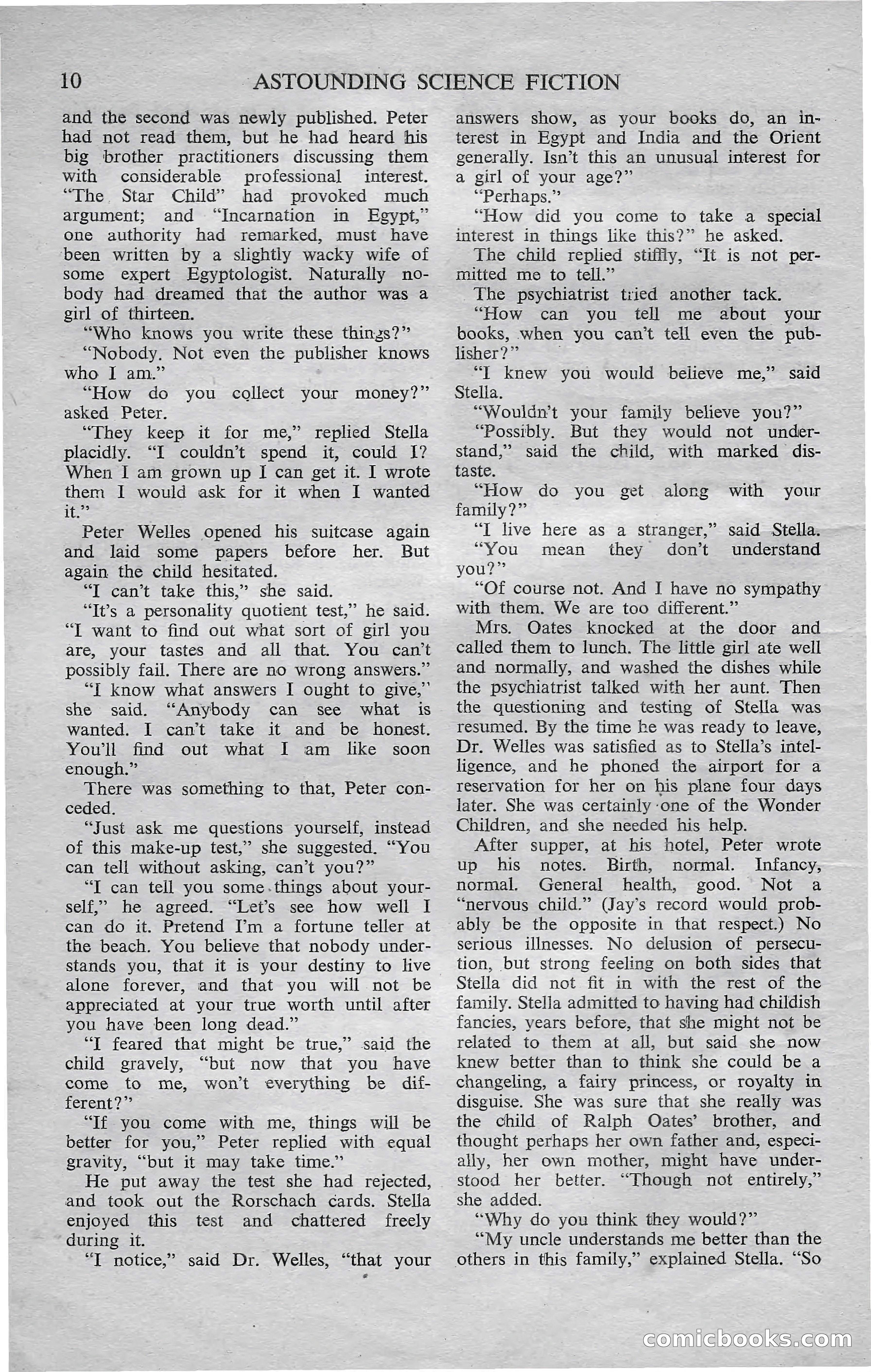 Astounding Science Fiction, October 1950 — page 12 of 68