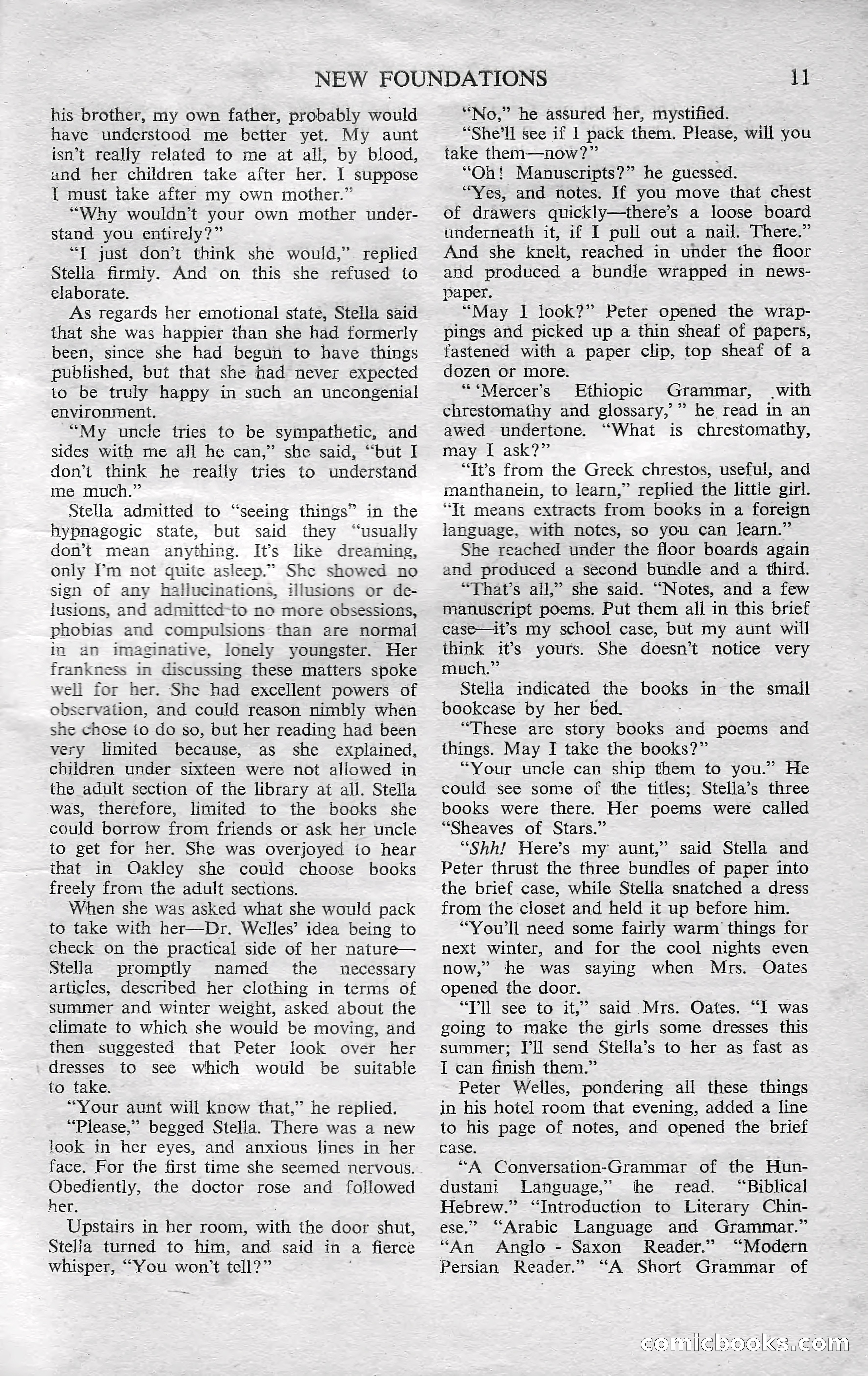 Astounding Science Fiction, October 1950 — page 13 of 68