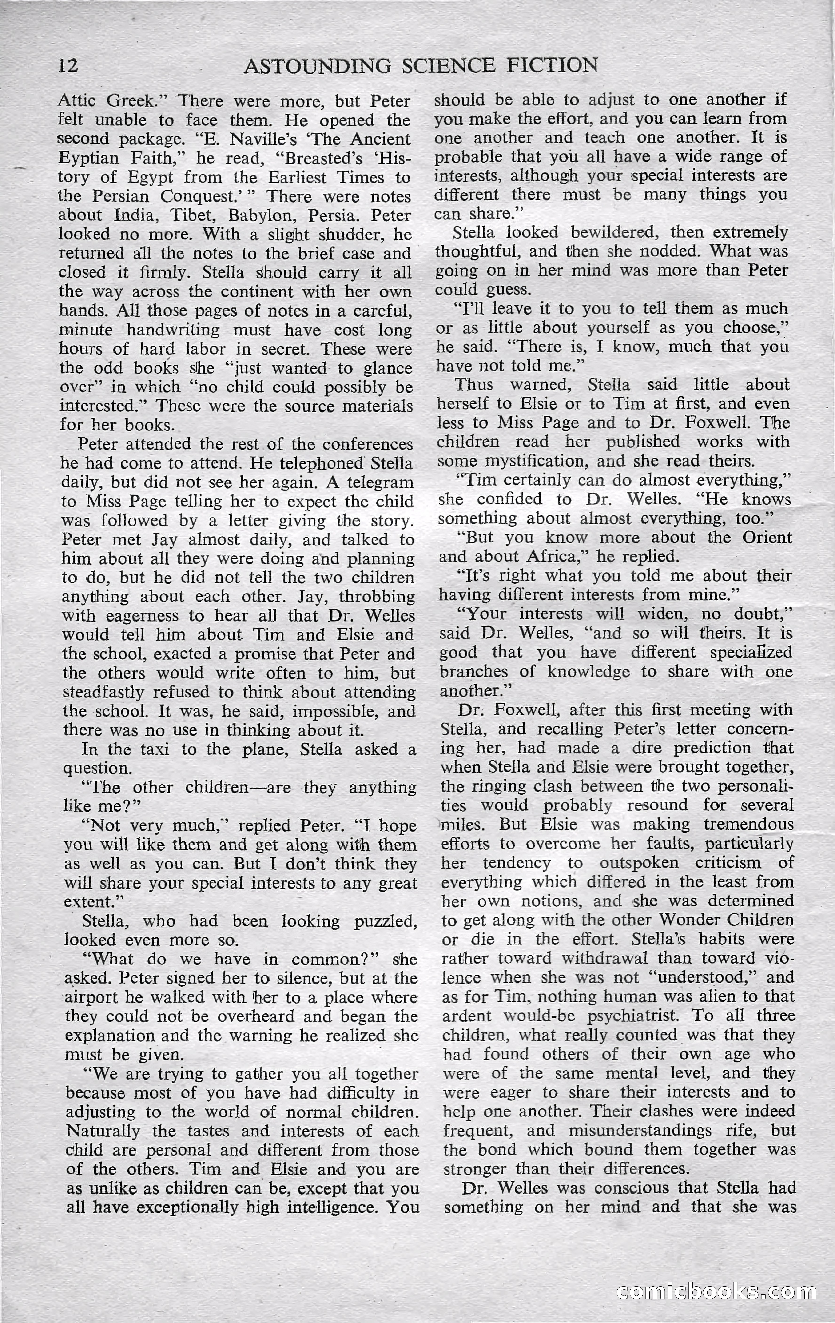 Astounding Science Fiction, October 1950 — page 14 of 68