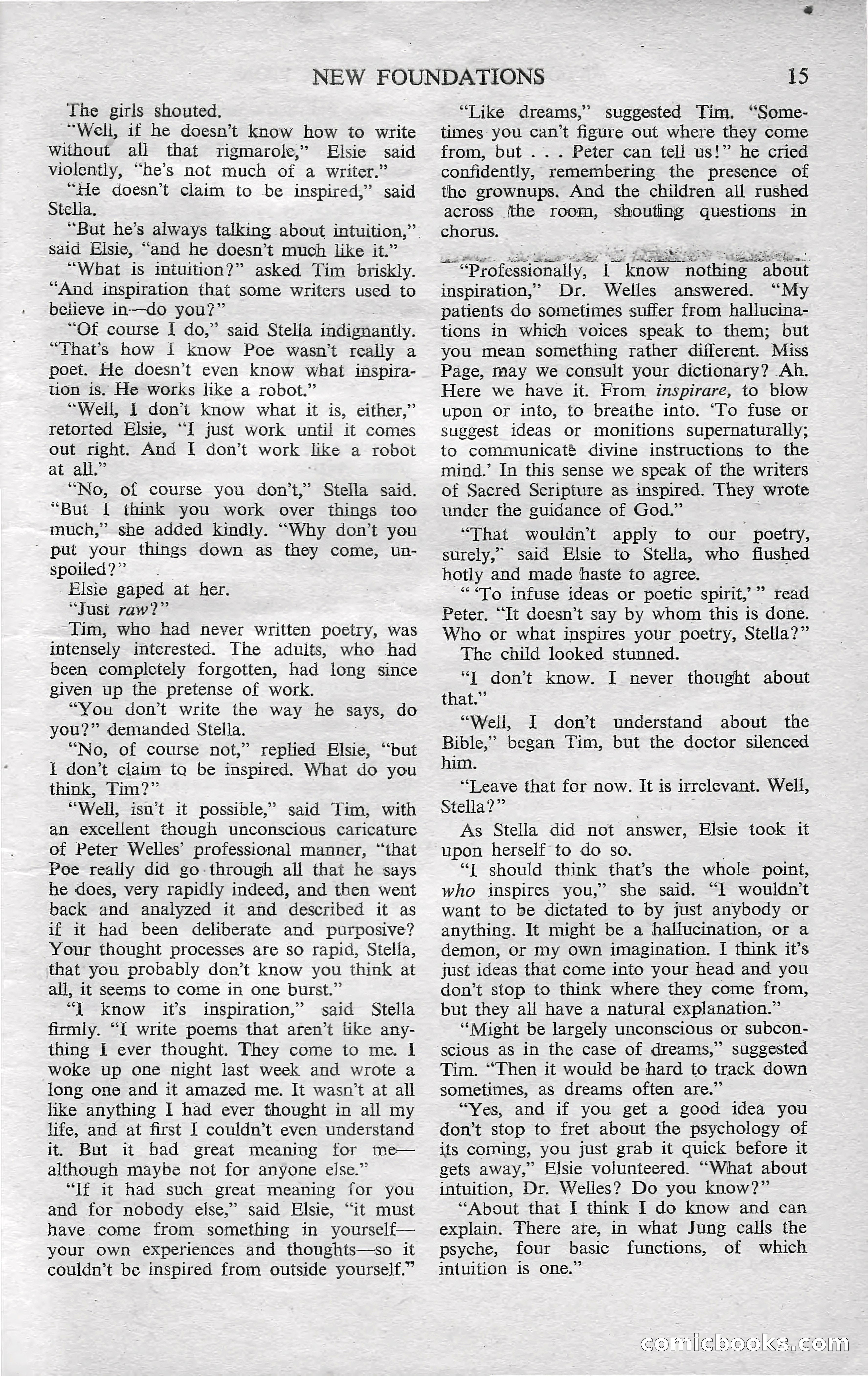 Astounding Science Fiction, October 1950 — page 17 of 68