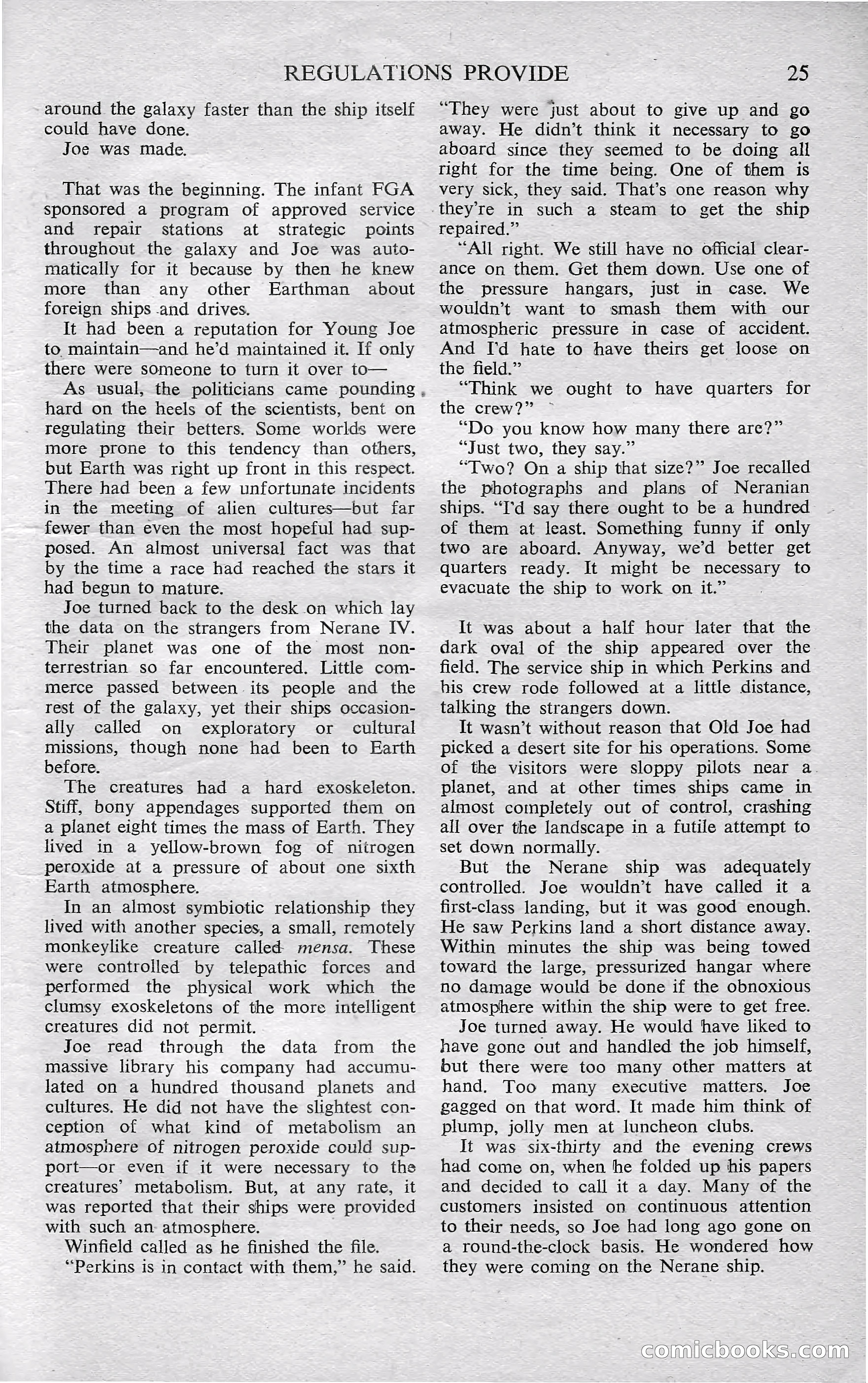 Astounding Science Fiction, October 1950 — page 27 of 68