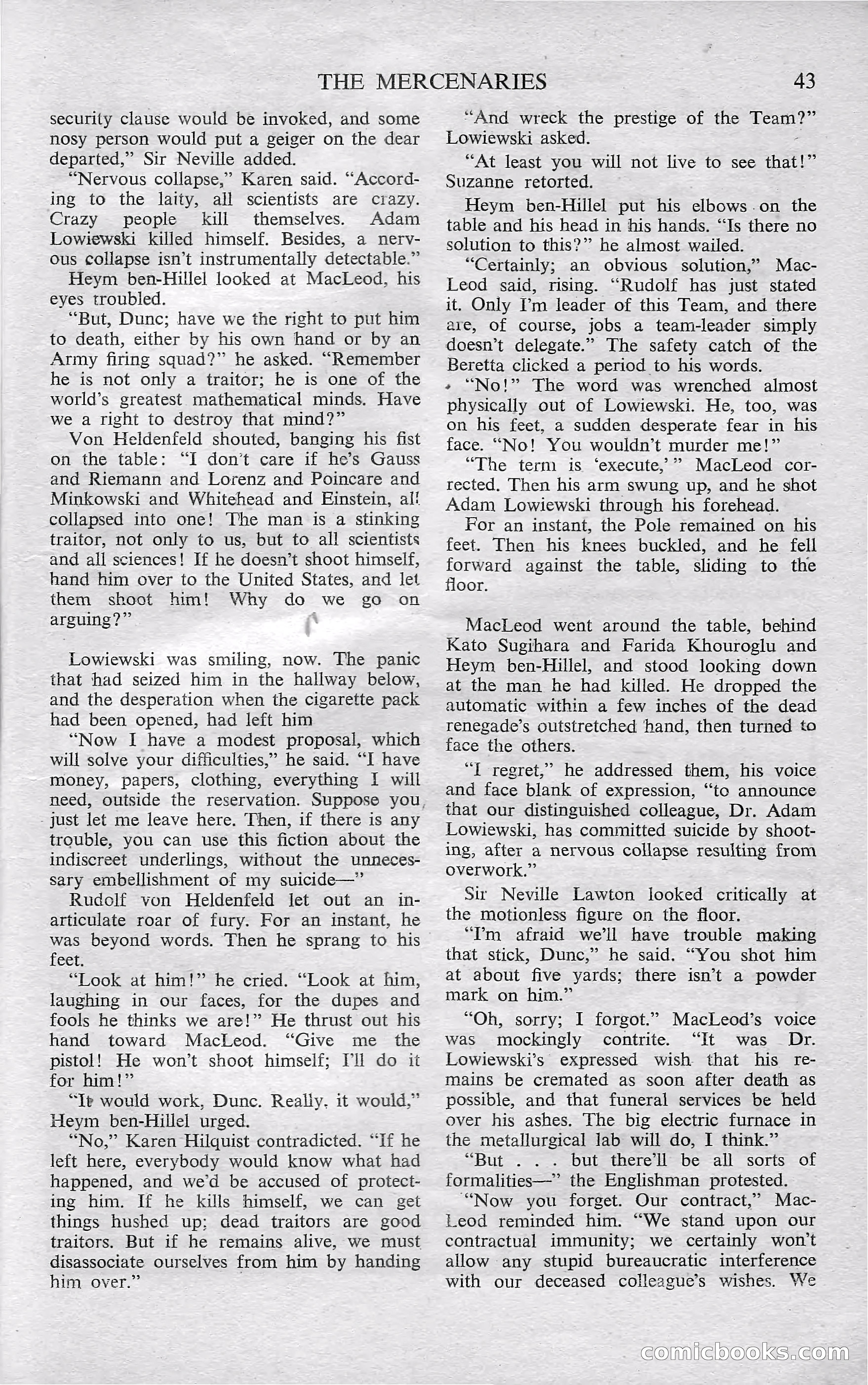 Astounding Science Fiction, October 1950 — page 45 of 68