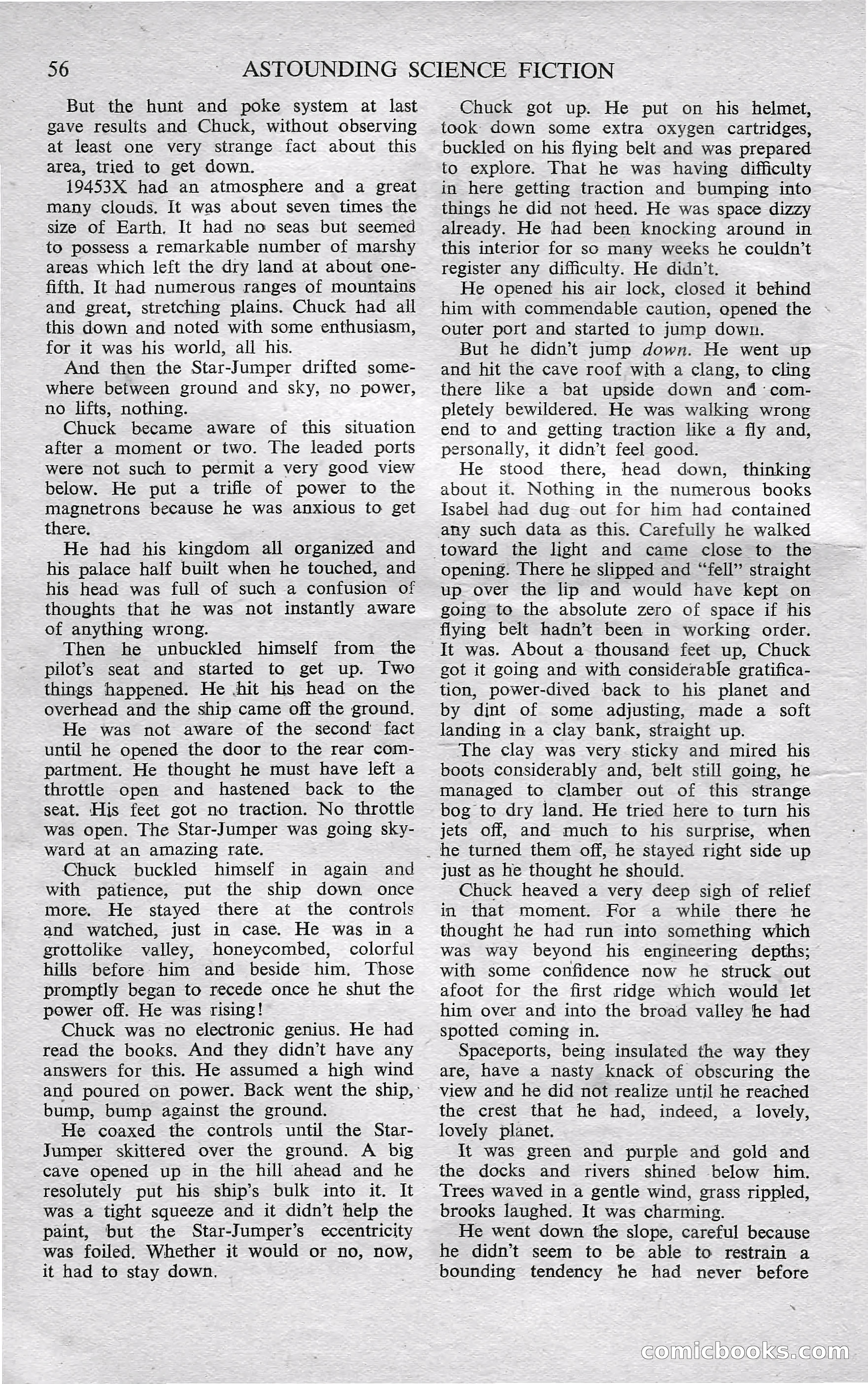 Astounding Science Fiction, October 1950 — page 58 of 68