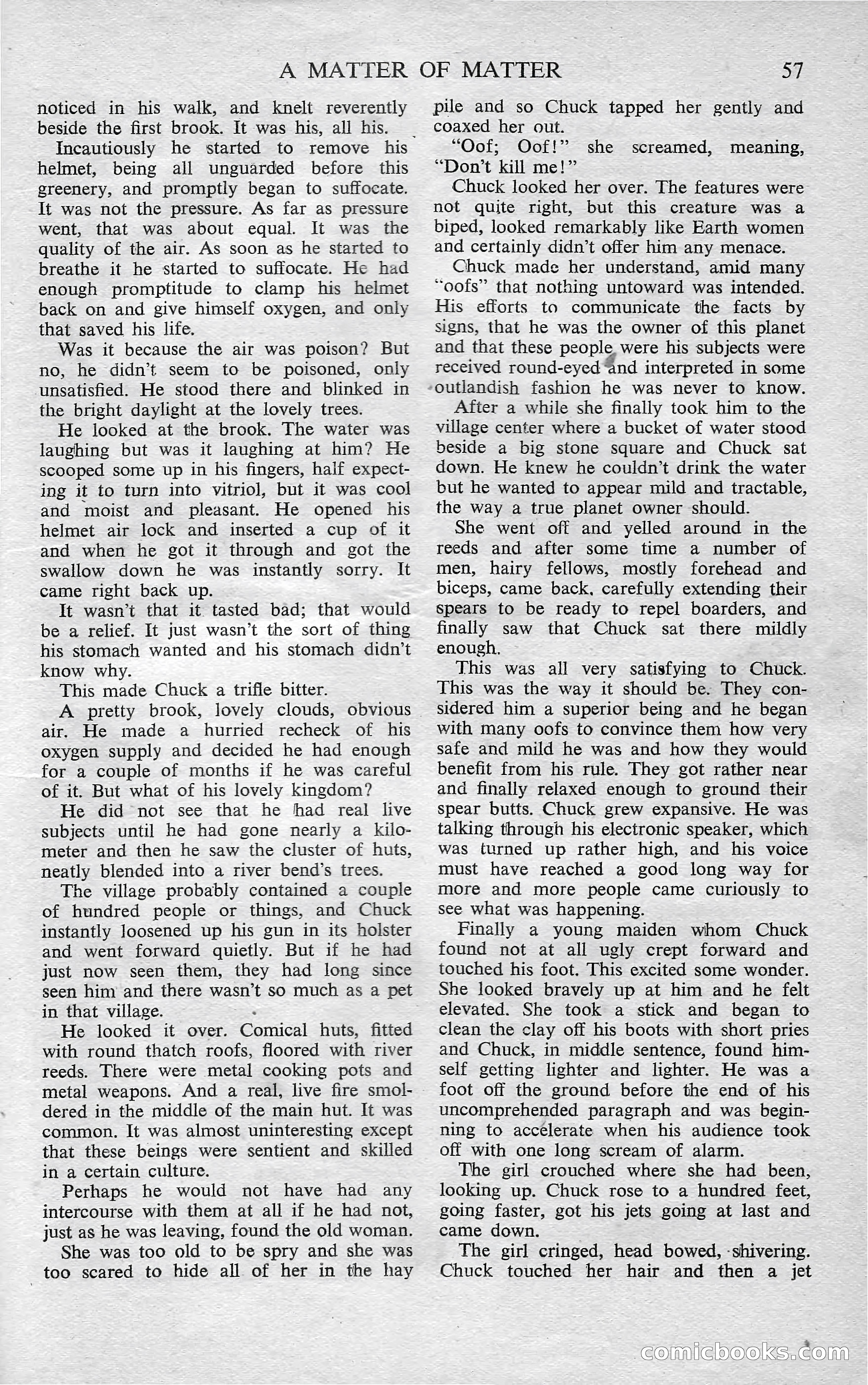 Astounding Science Fiction, October 1950 — page 59 of 68