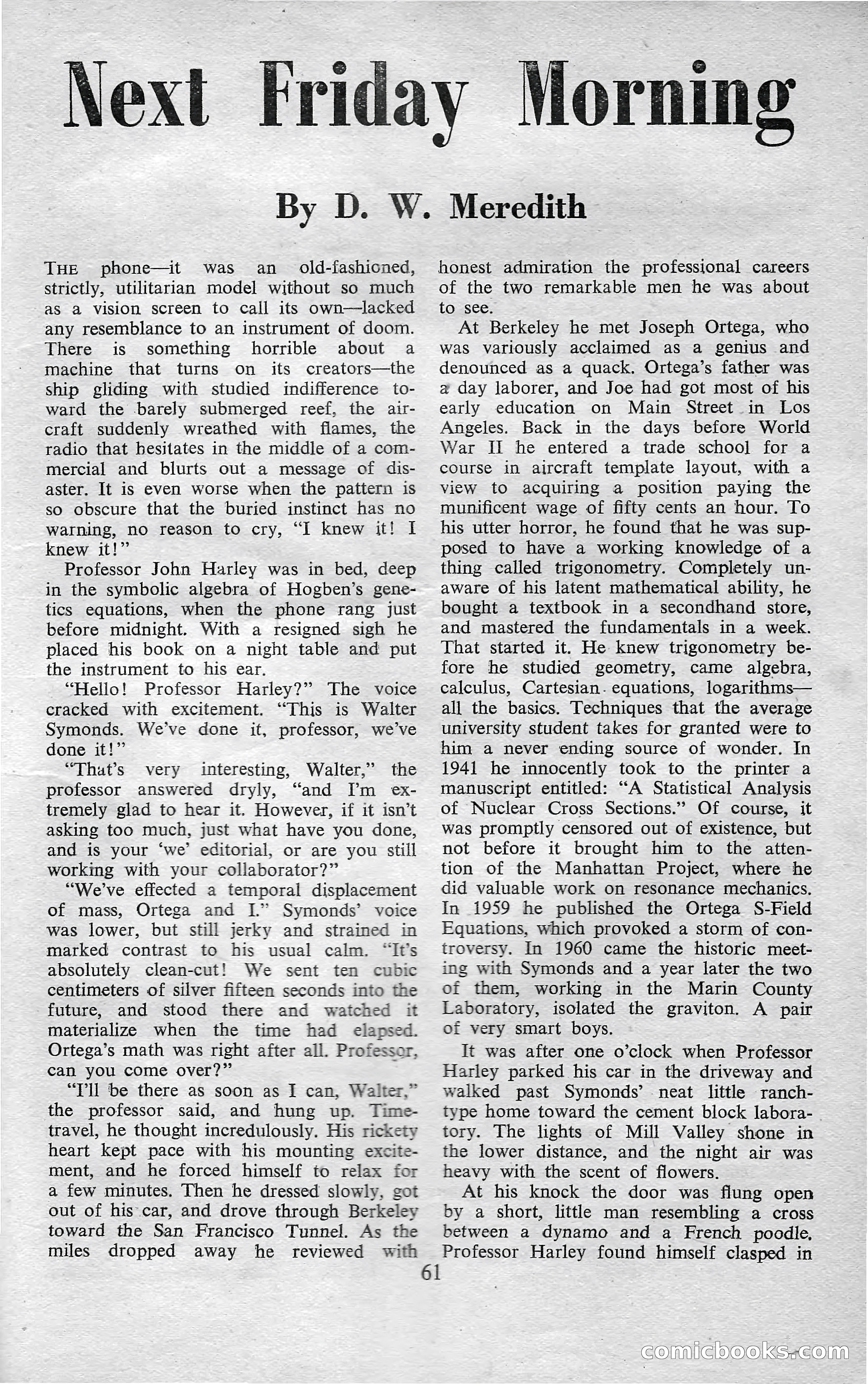 Astounding Science Fiction, October 1950 — page 63 of 68