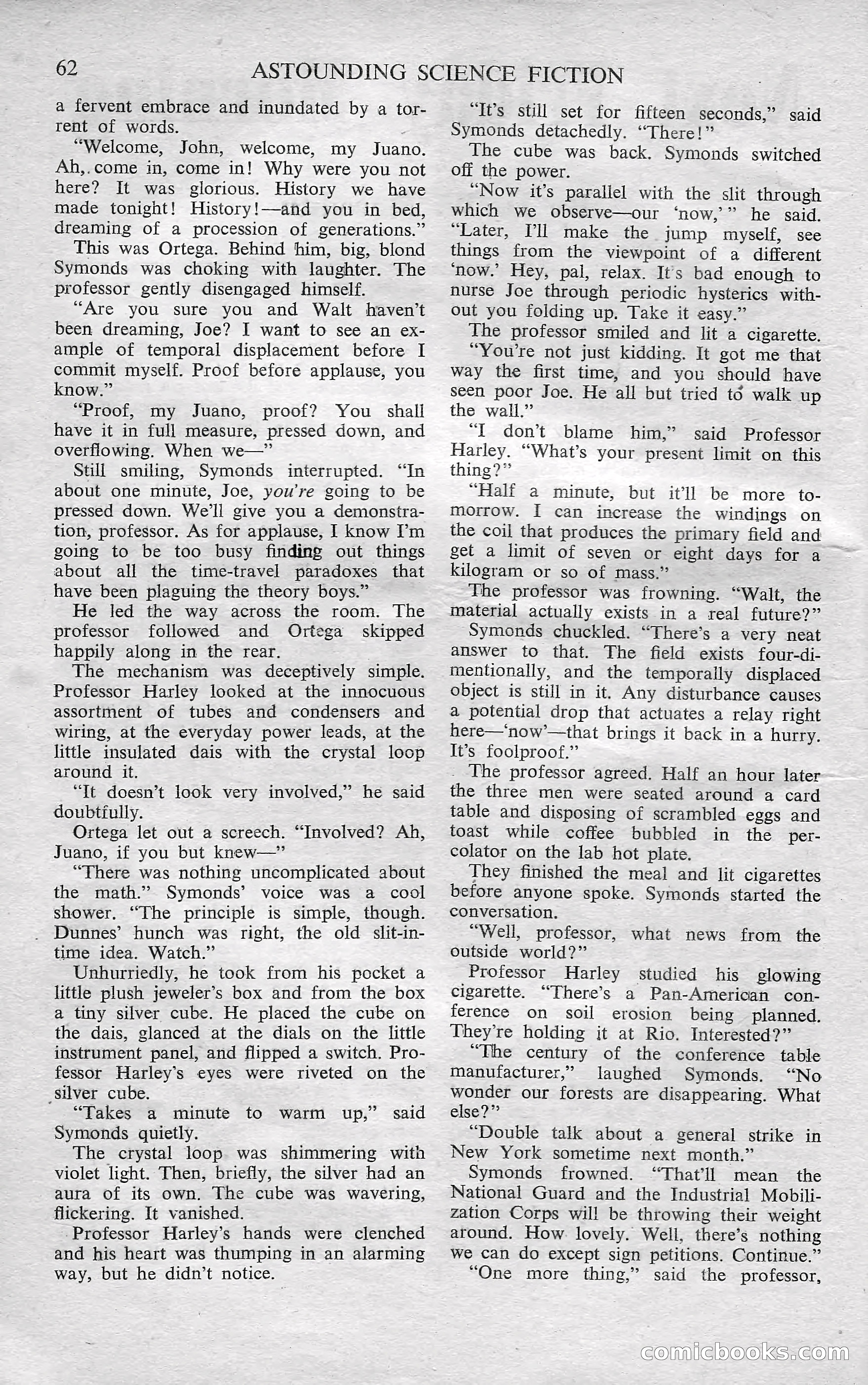 Astounding Science Fiction, October 1950 — page 64 of 68
