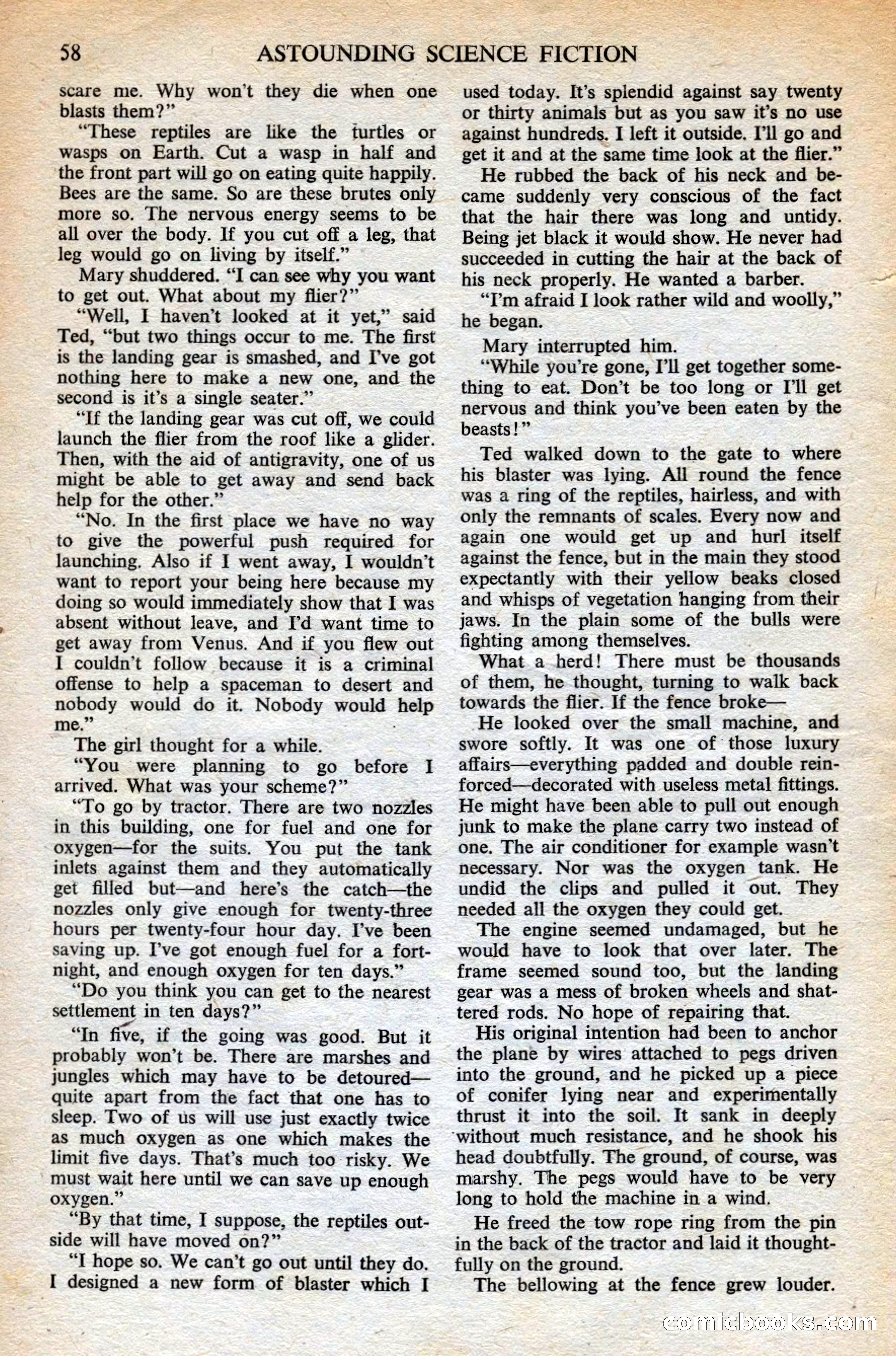 Astounding British Edition, Vol. 7, No. 10 — page 60 of 68