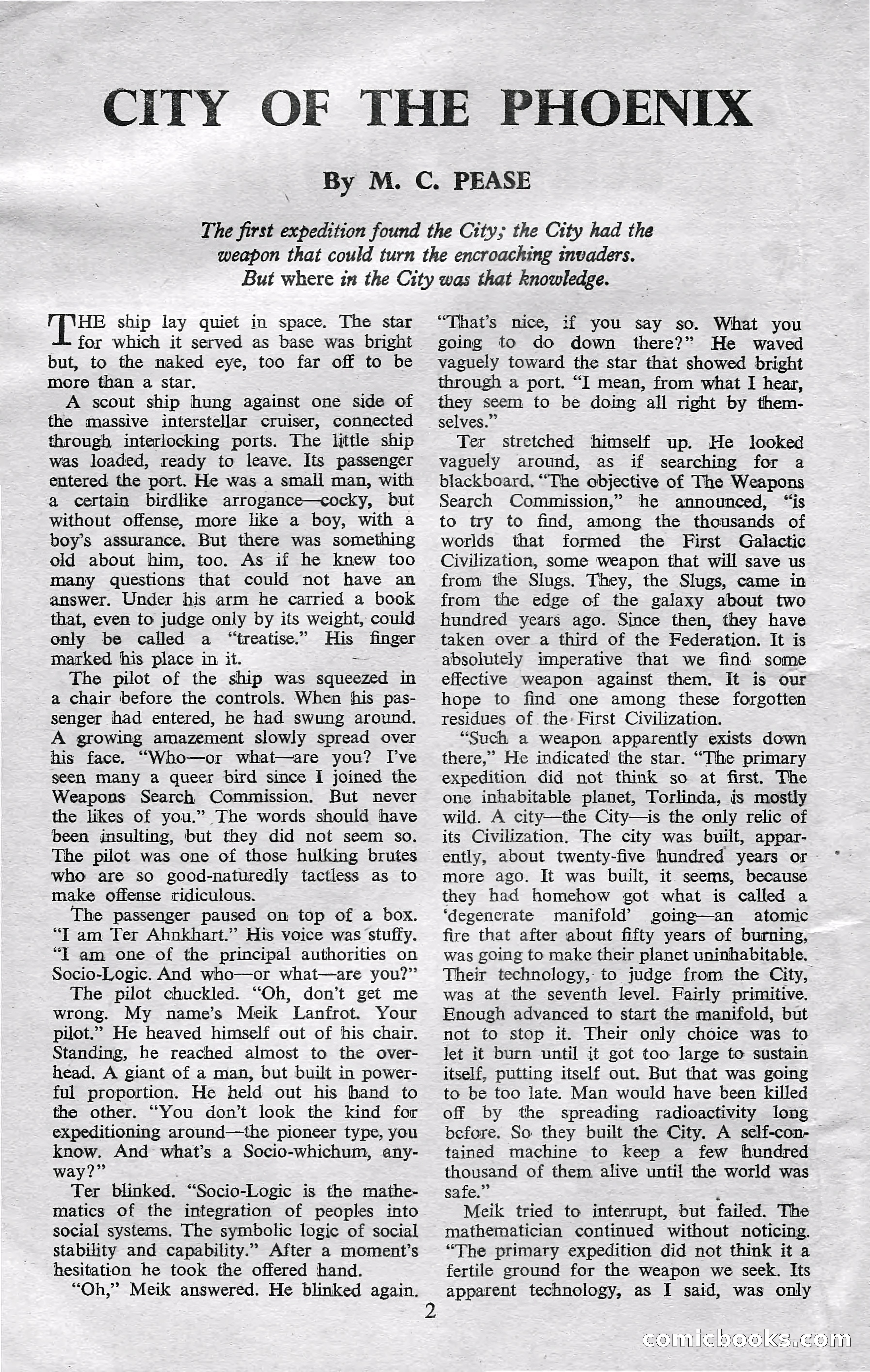Astounding Science Fiction, February 1952 (British Edition) — page 4 of 68