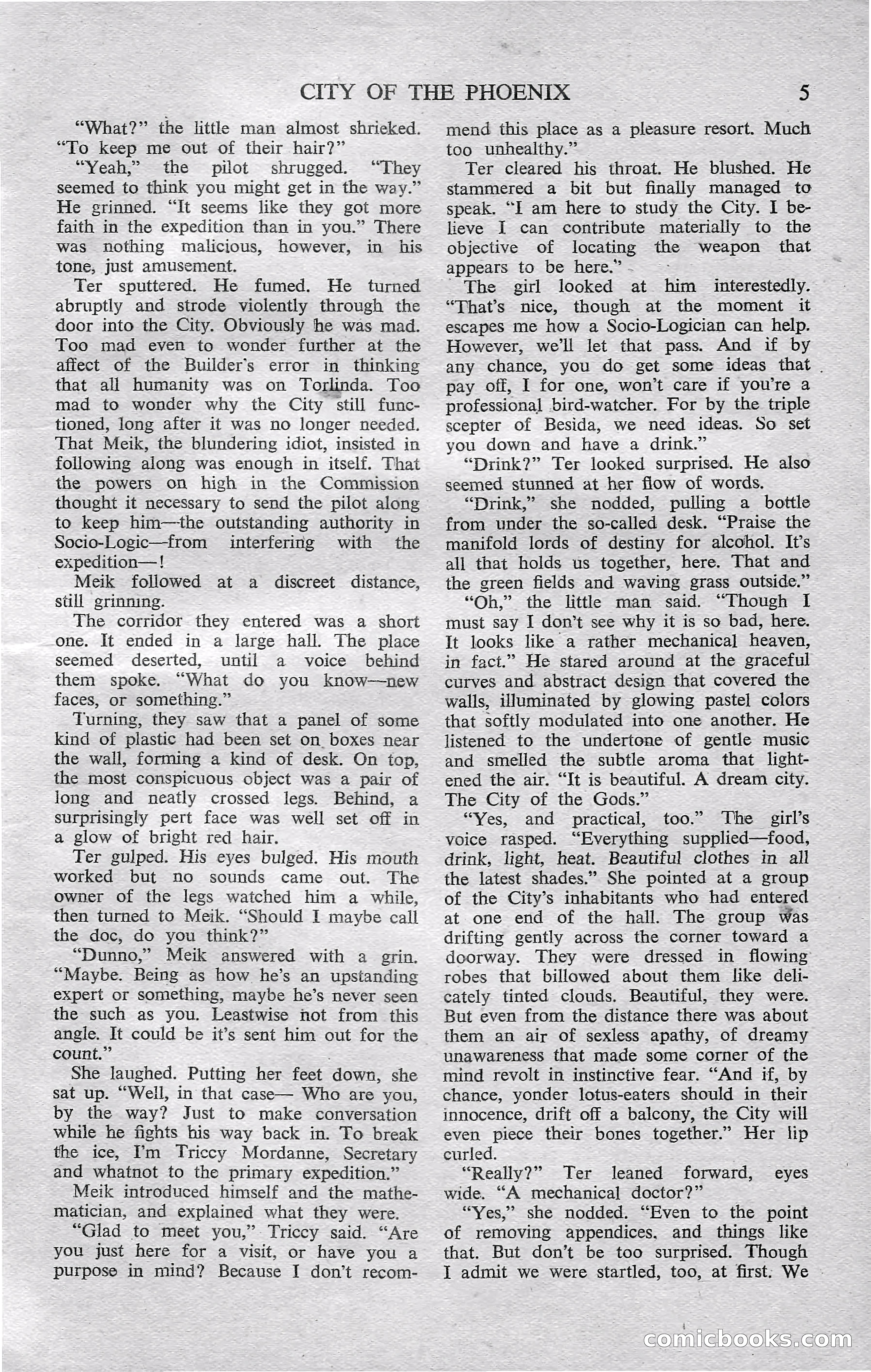 Astounding Science Fiction, February 1952 (British Edition) — page 7 of 68