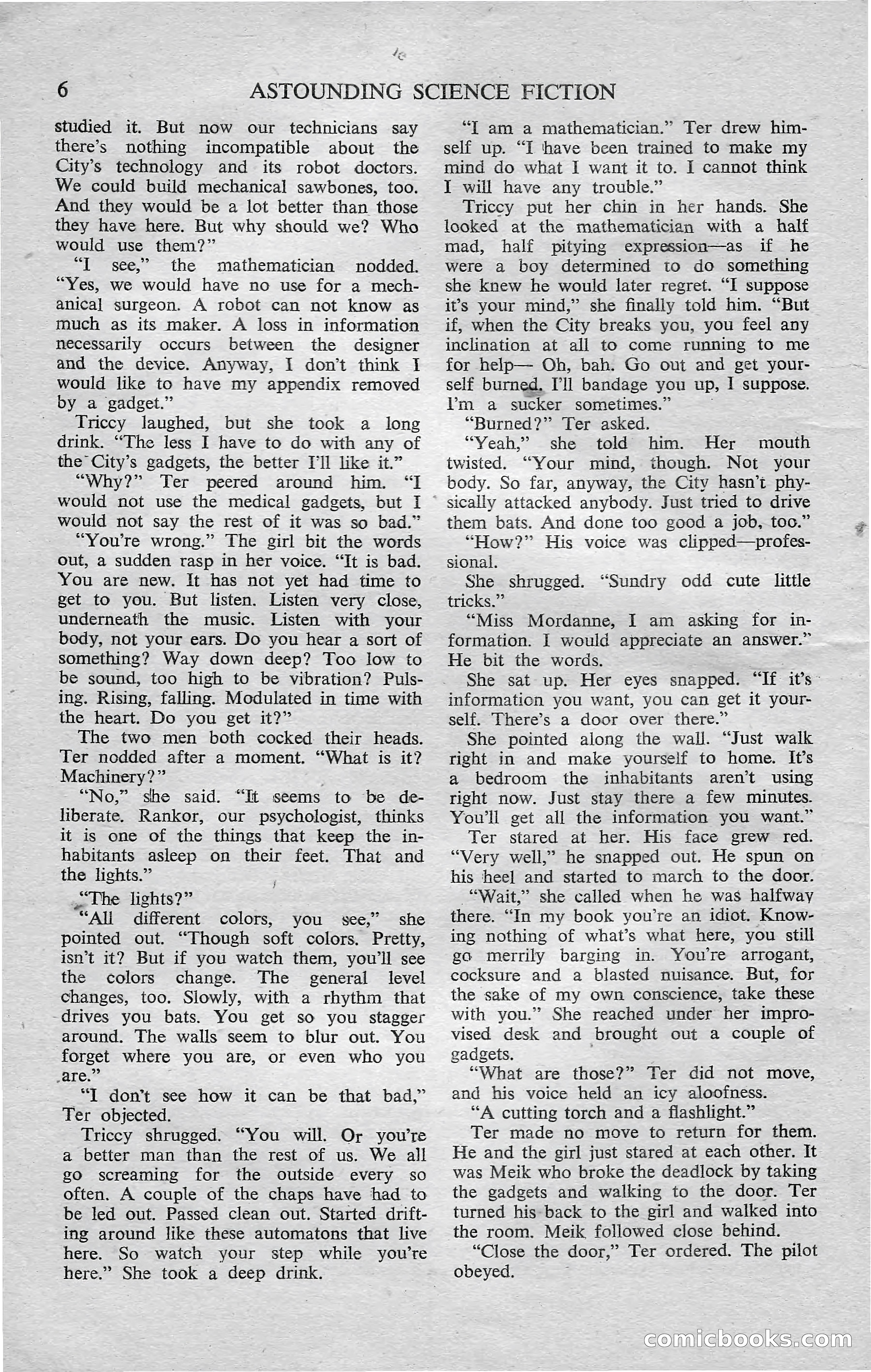 Astounding Science Fiction, February 1952 (British Edition) — page 8 of 68